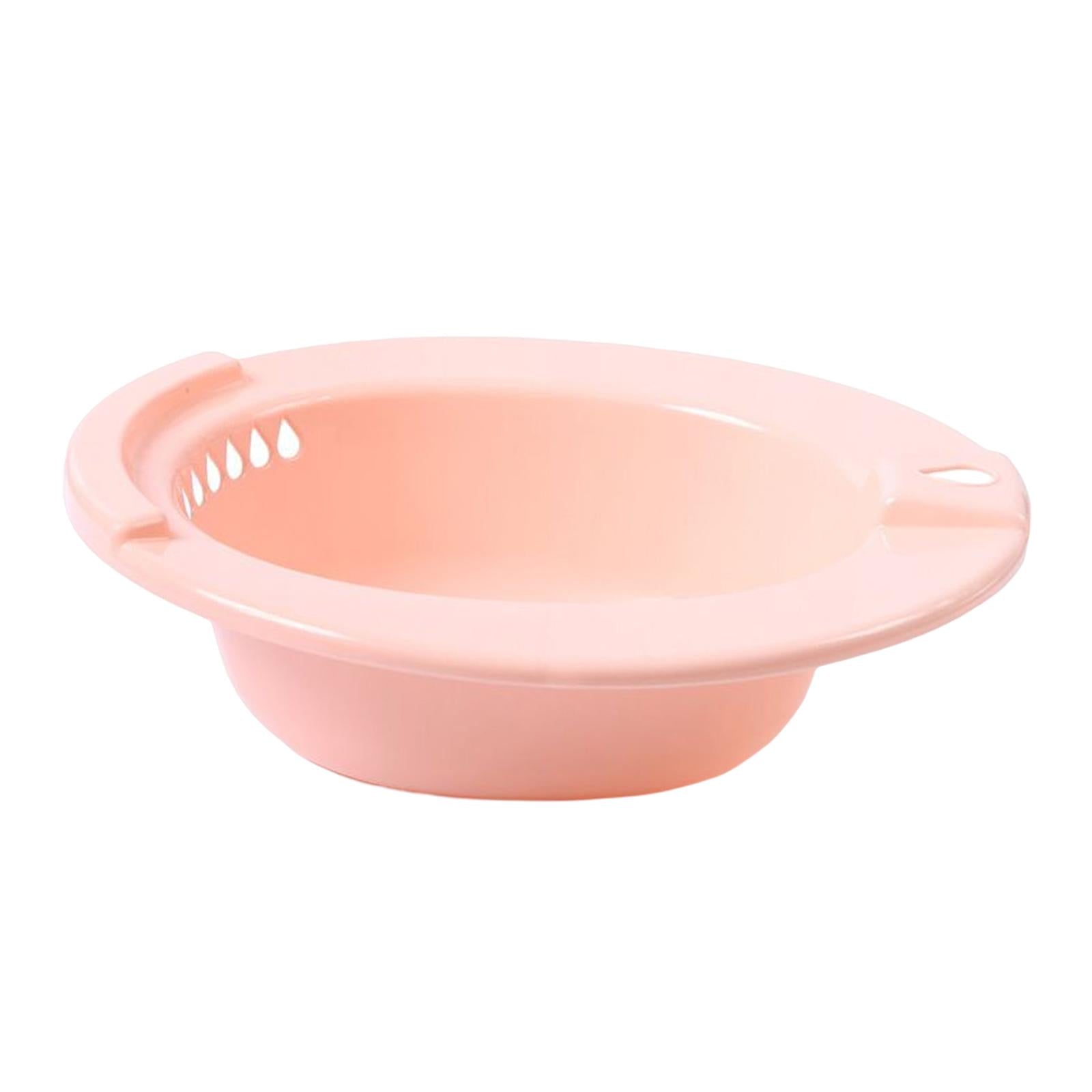 Sitz Bath Bidet Hemorrhoids Relieve Perineal Soaking for Standard Toilet Pink
