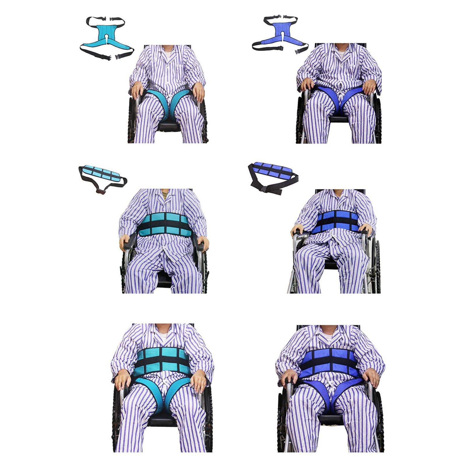 Wheelchair Restraint Belt Harness Anti Fall for Patients Cares Legs Belt