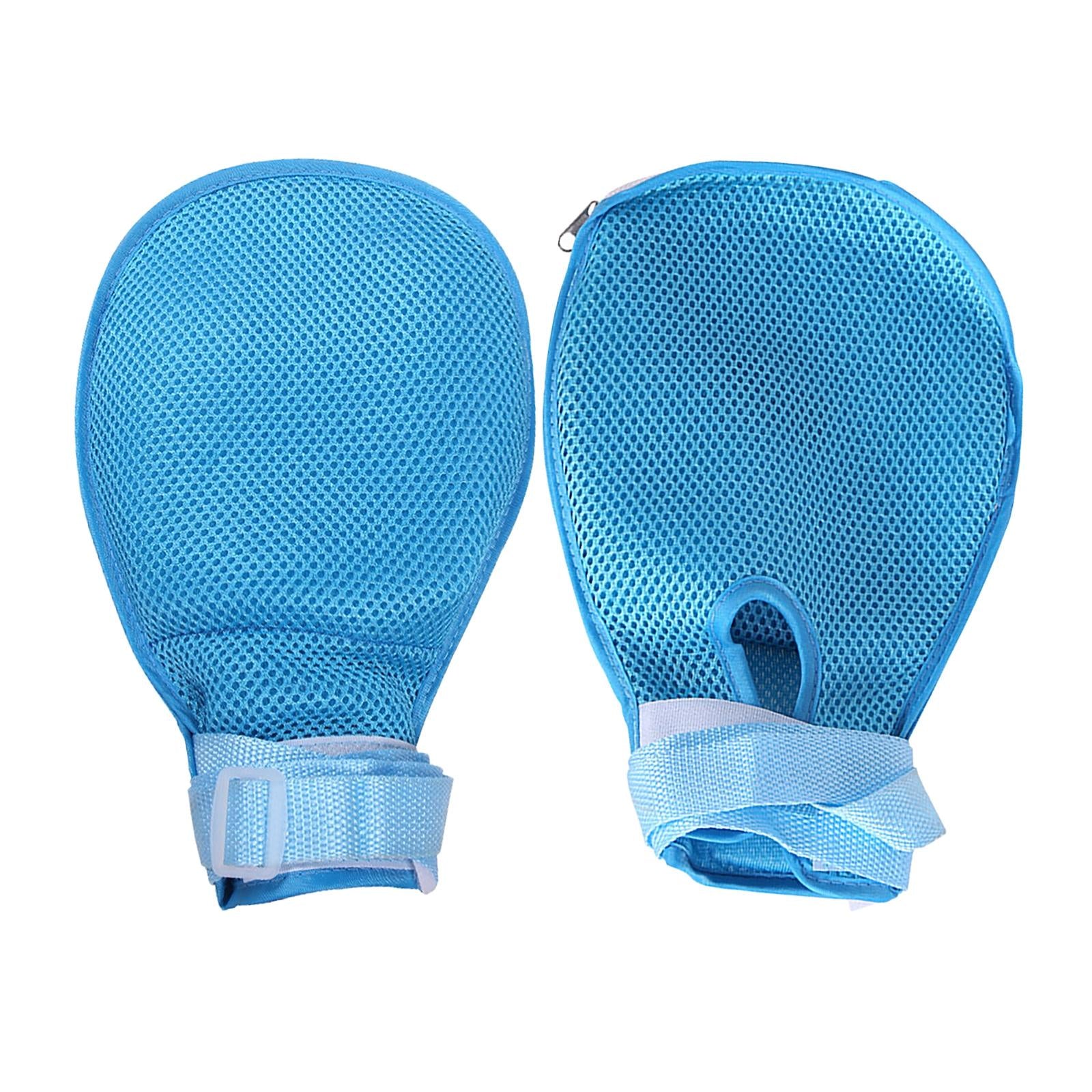 Hand Restraint Safety Mitts Glove Padded Gloves for Helpful for Caregivers No Front Zipper