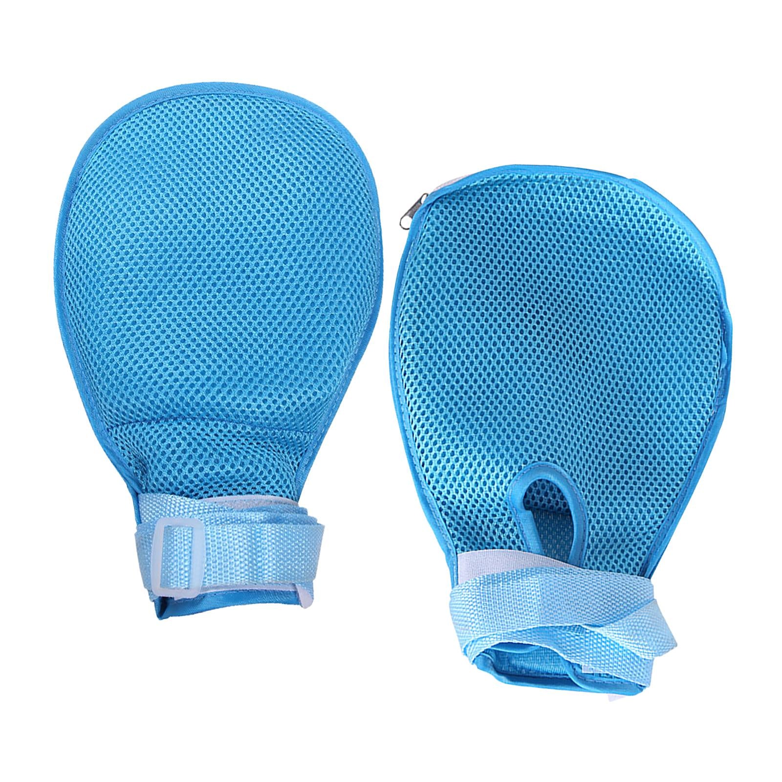 Hand Restraint Safety Mitts Glove Padded Gloves for Helpful for Caregivers No Front Zipper