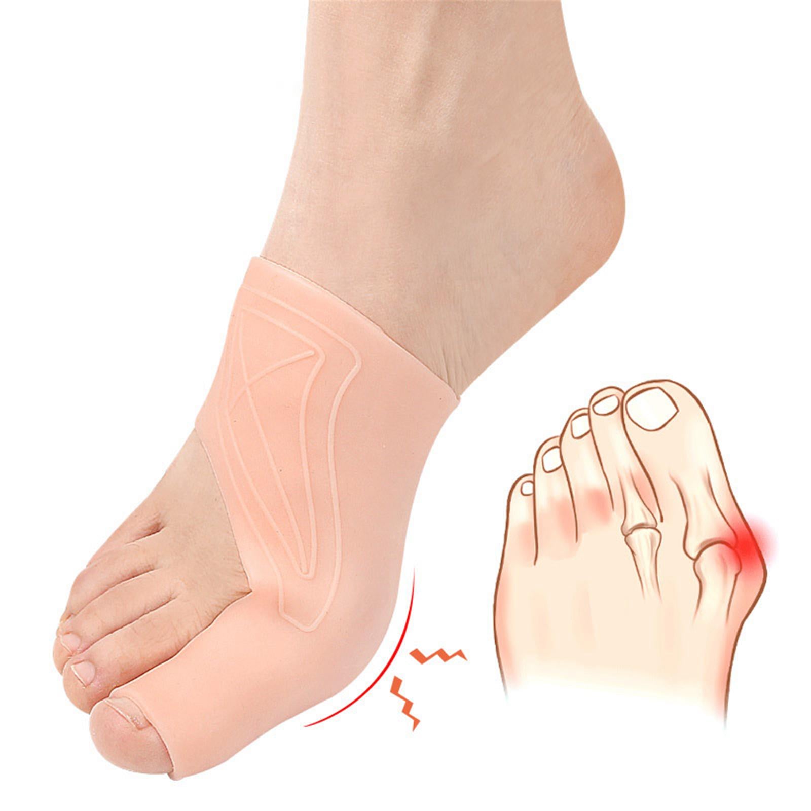 Bunion Protector Pad Flexible for Foot Care Correct Alignment Big Toe Bunion Transparent