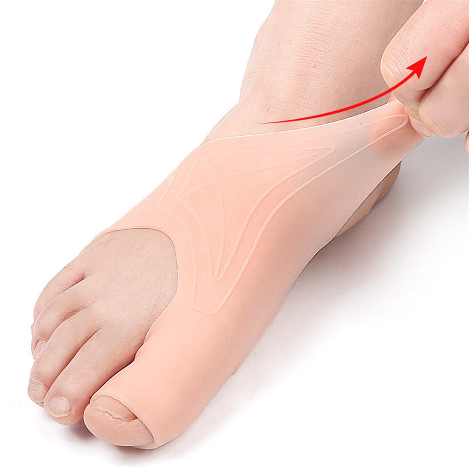 Bunion Protector Pad Flexible for Foot Care Correct Alignment Big Toe Bunion Transparent