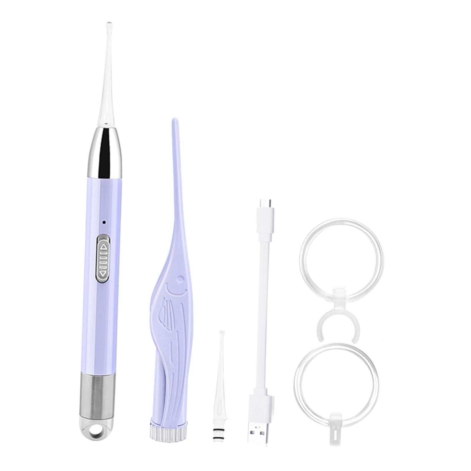 Baby Ear Wax Removal with LED Light Electric Luminous for Home Travel Use Purple