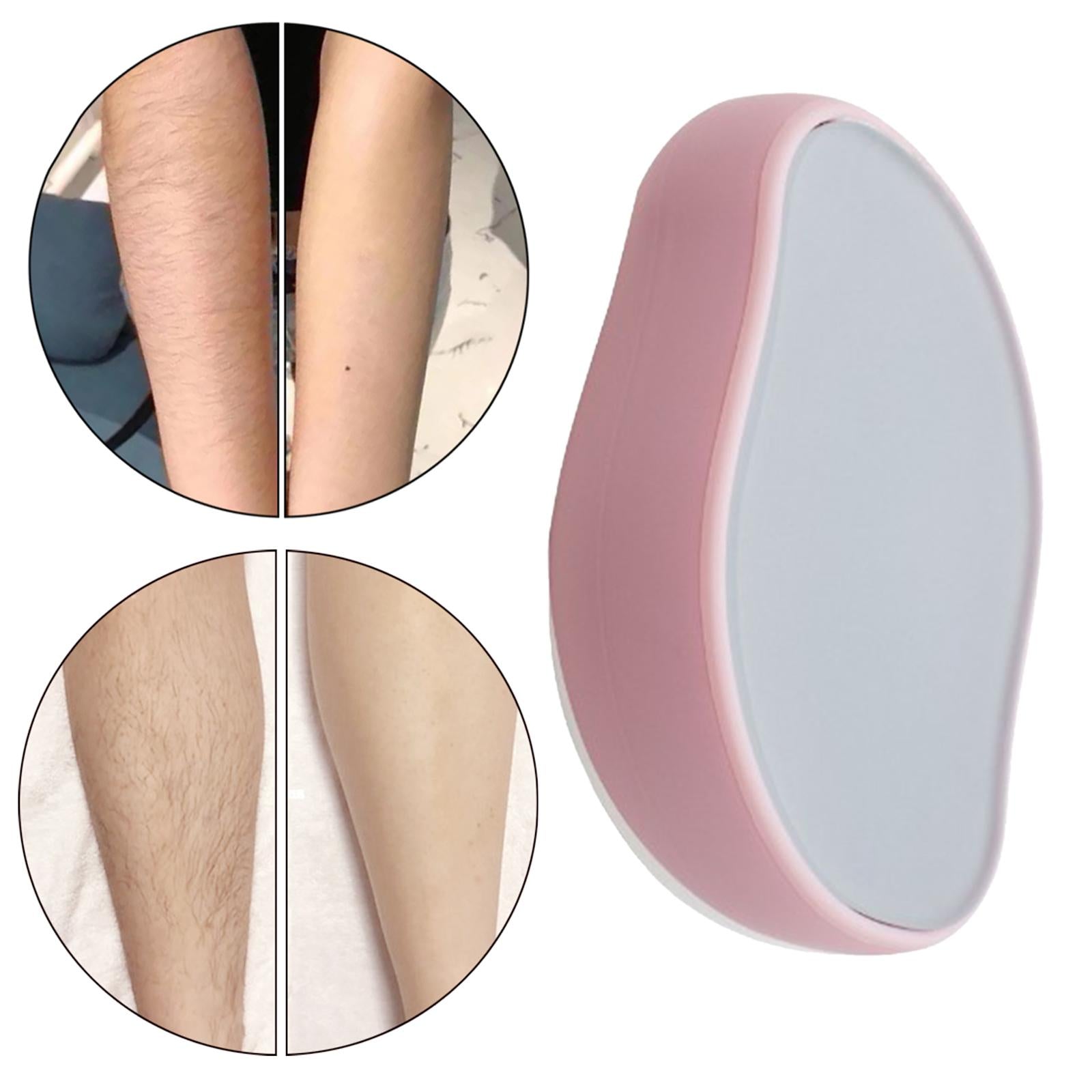 Painless Physical Hair Removal Epilator Depilation Exfoliating Tool Pink