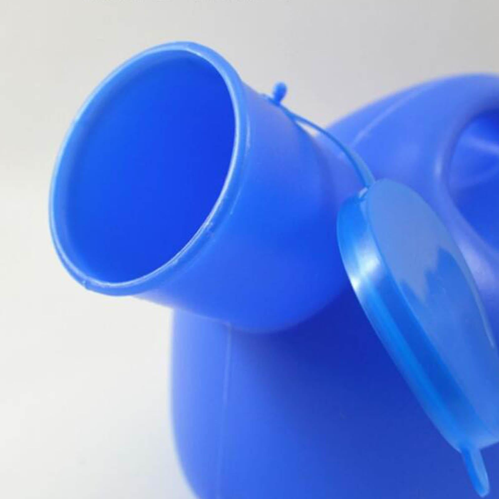 Leakproof Urinals for Men 2000ml with Lid Home Elder Container Jar Blue