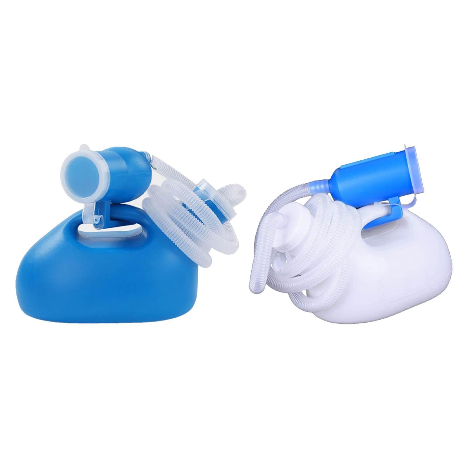Leakproof Urinals for Men 2000ml with Lid Home Elder Container Jar Blue