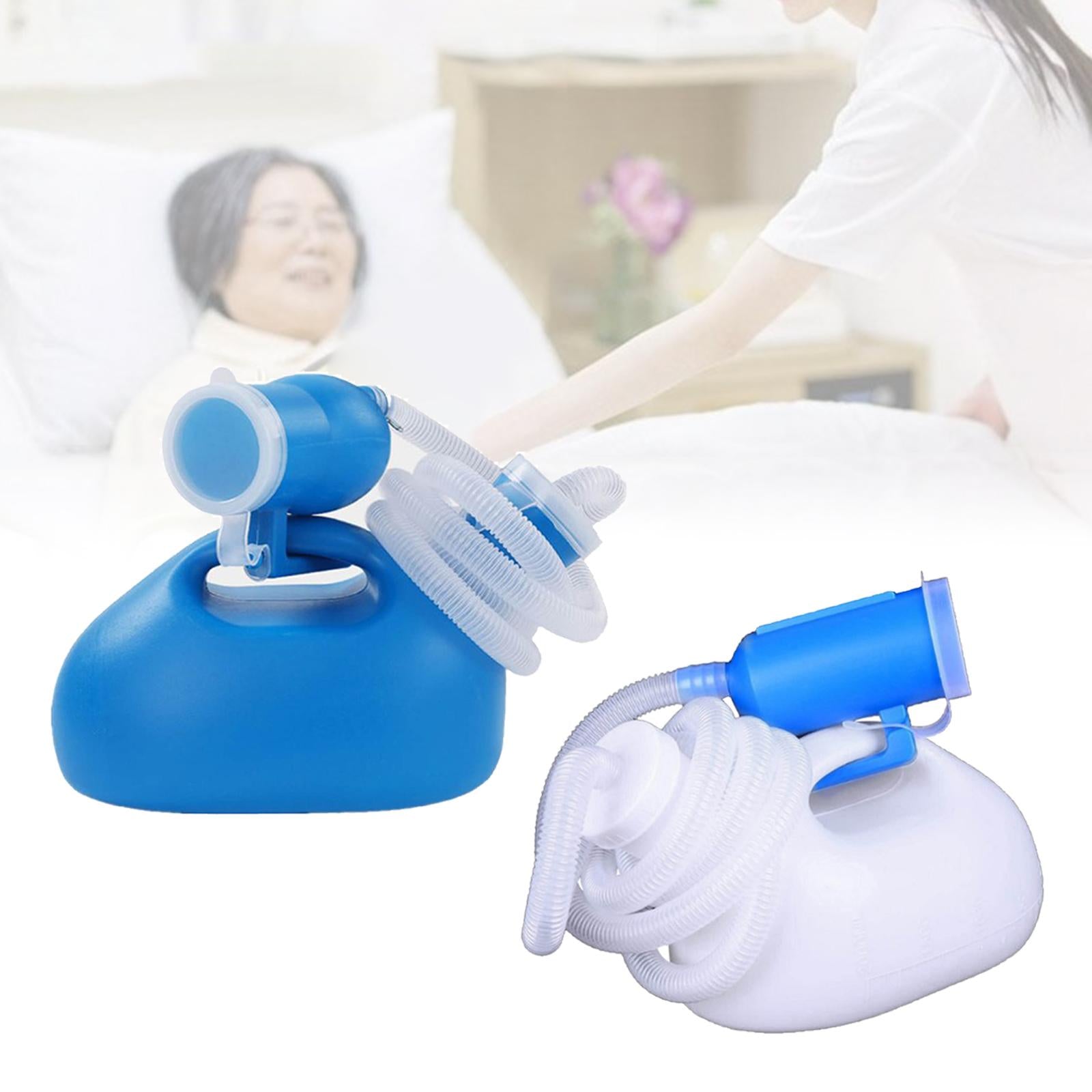 Leakproof Urinals for Men 2000ml with Lid Home Elder Container Jar Blue