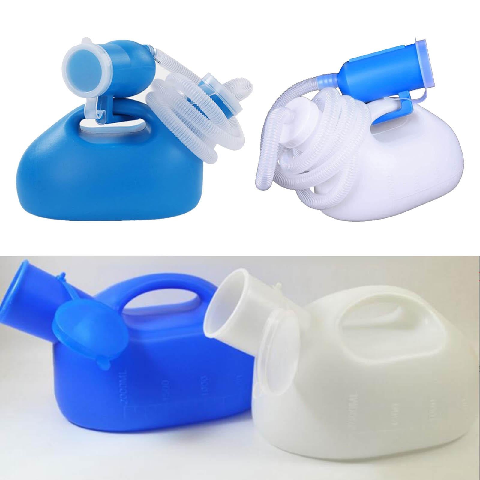 Leakproof Urinals for Men 2000ml with Lid Home Elder Container Jar Blue