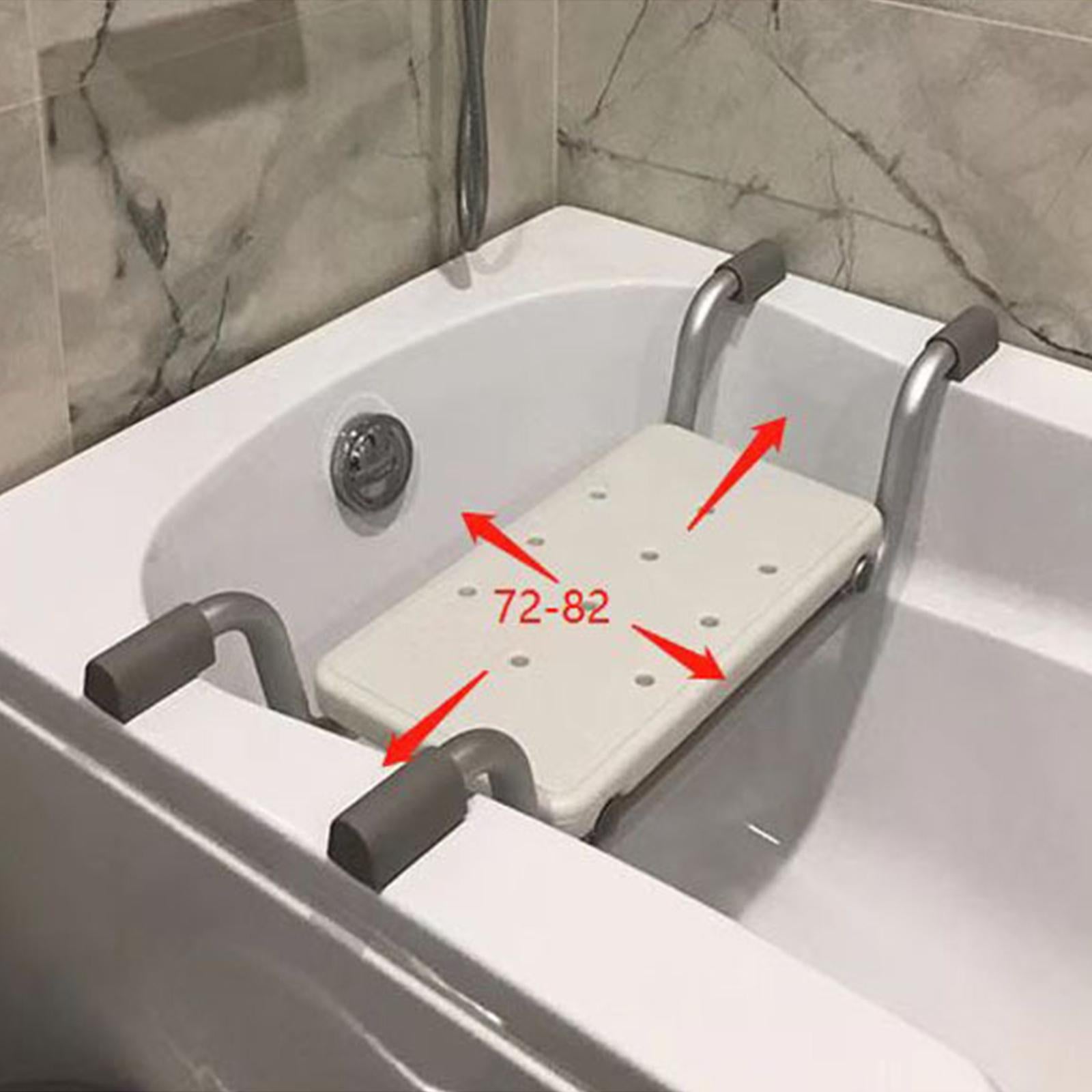 Aluminium Bath Bench Bath Board Bath Seat for Handicap Fits Most Bathtubs