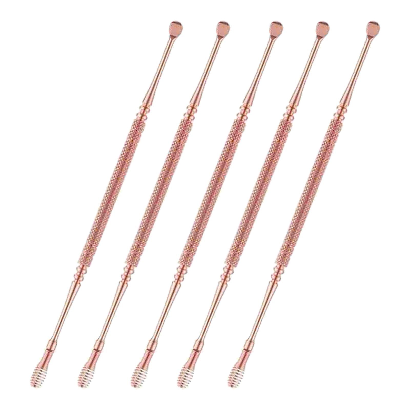 Ear Wax Removal Tool Earpick 360 Spiral for Ear Cleaning Men Women Rose Gold