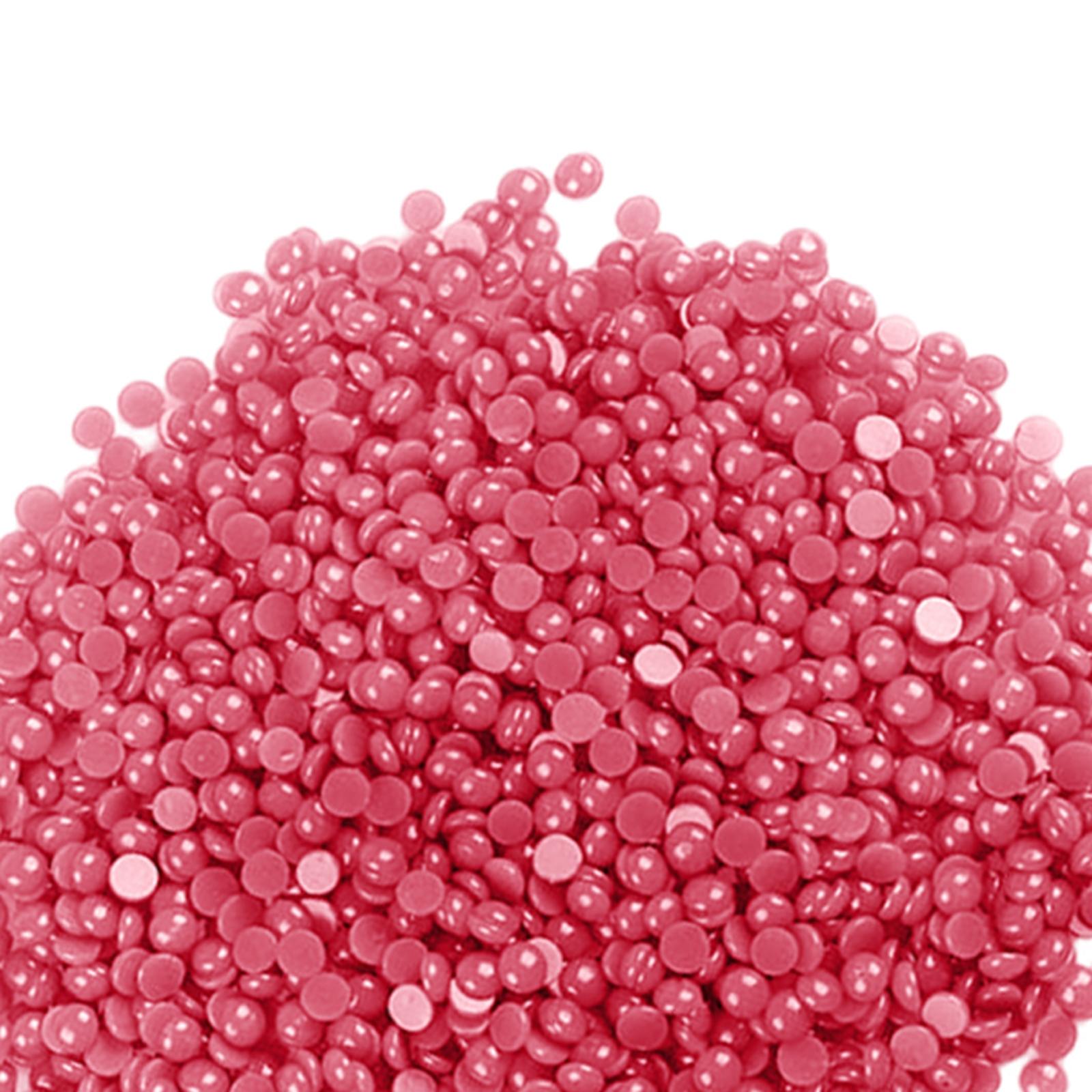 Depilatory Hard Wax Beans for Leg Arm Hair Removal Women Men Rose 100g