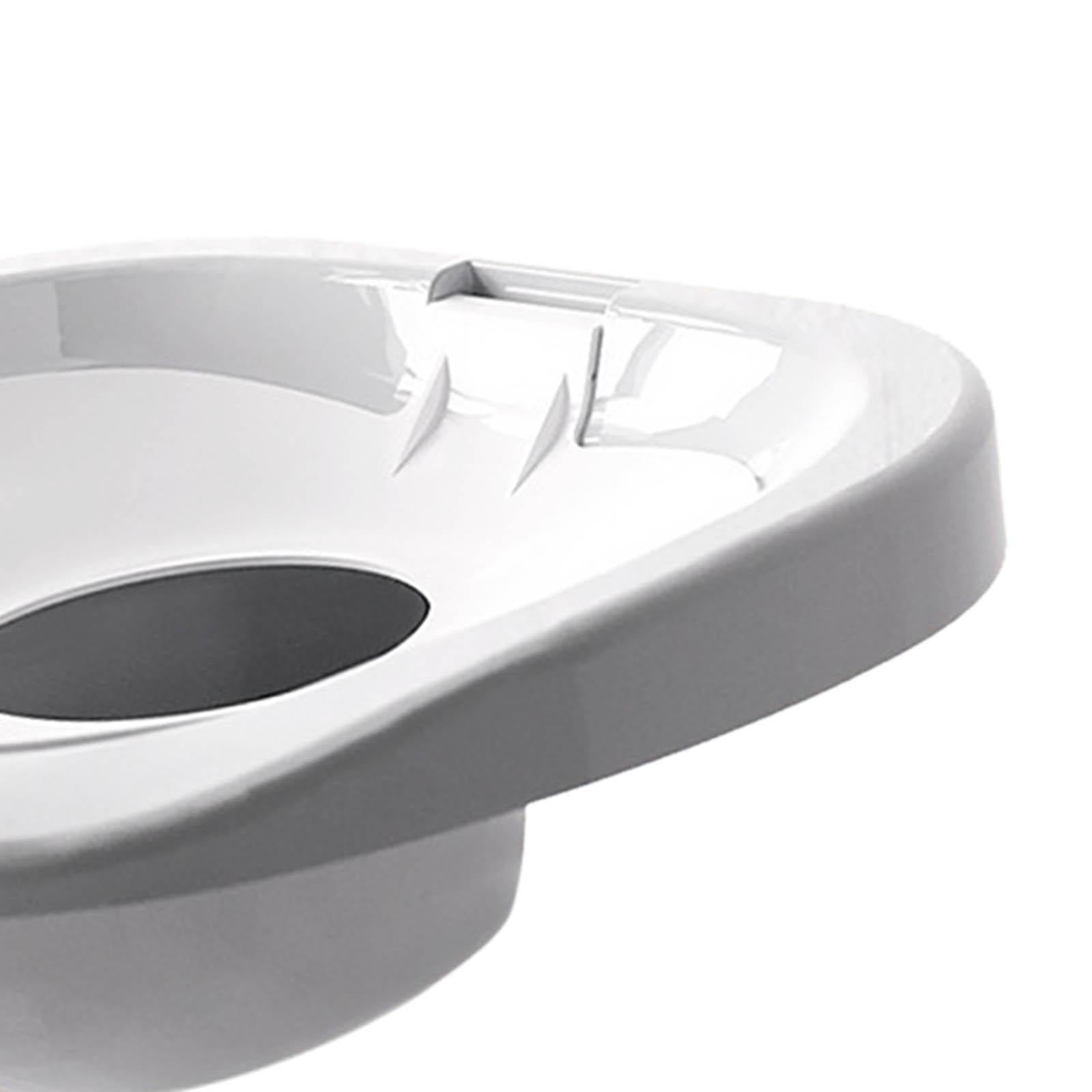 Toilet Sitz Bath Basin Hangable Soaking Basin Heavy Duty Universal Portable Gray