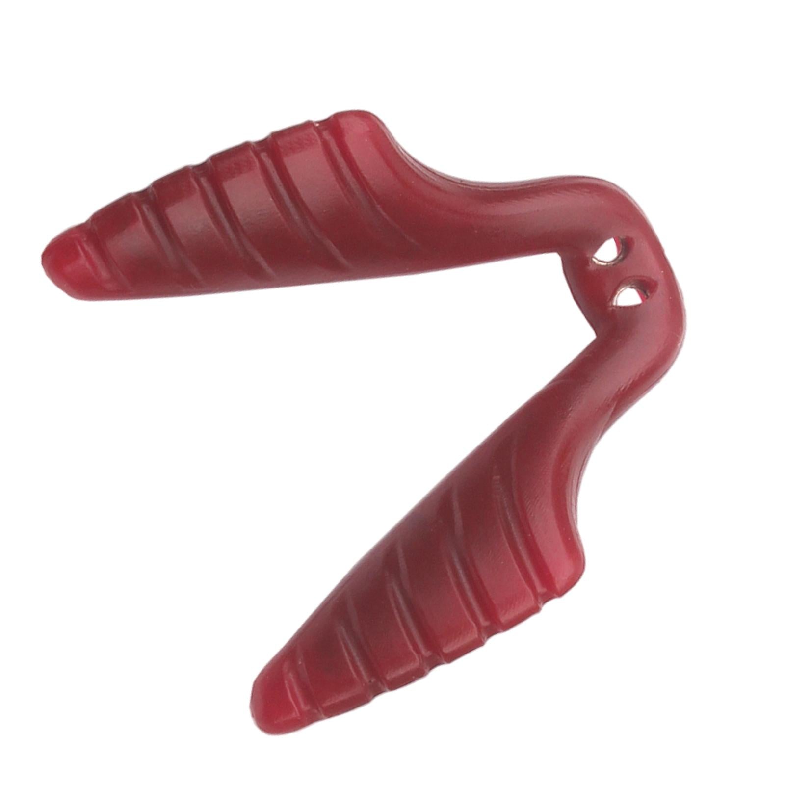 Glasses Nose Pad Screw in Nose Pad Anti Slip U Shaped Soft for Eye Glasses Red