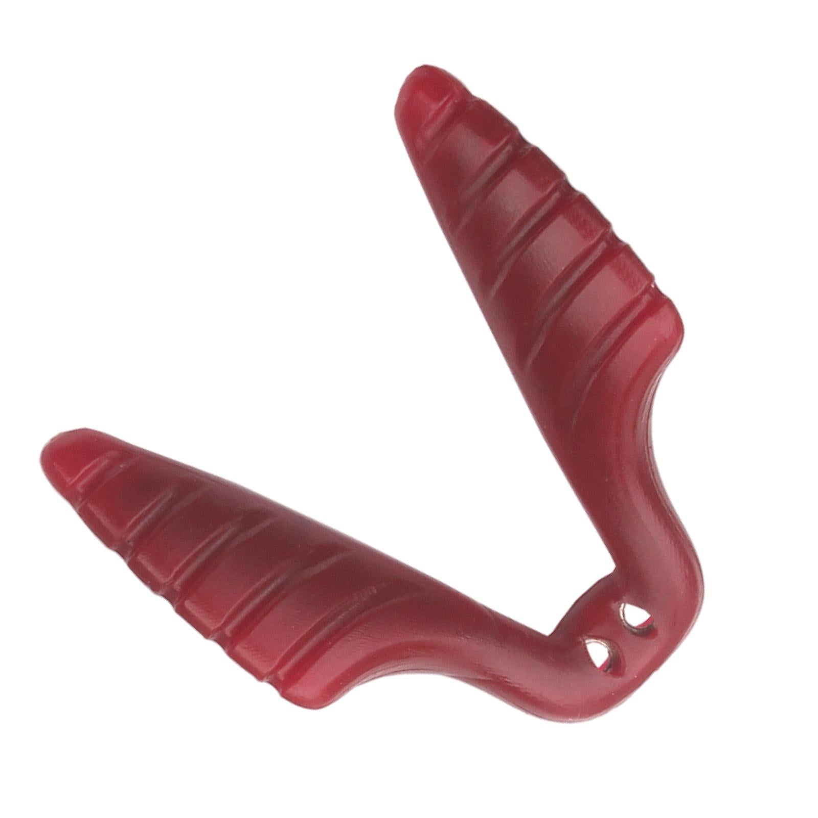 Glasses Nose Pad Screw in Nose Pad Anti Slip U Shaped Soft for Eye Glasses Red