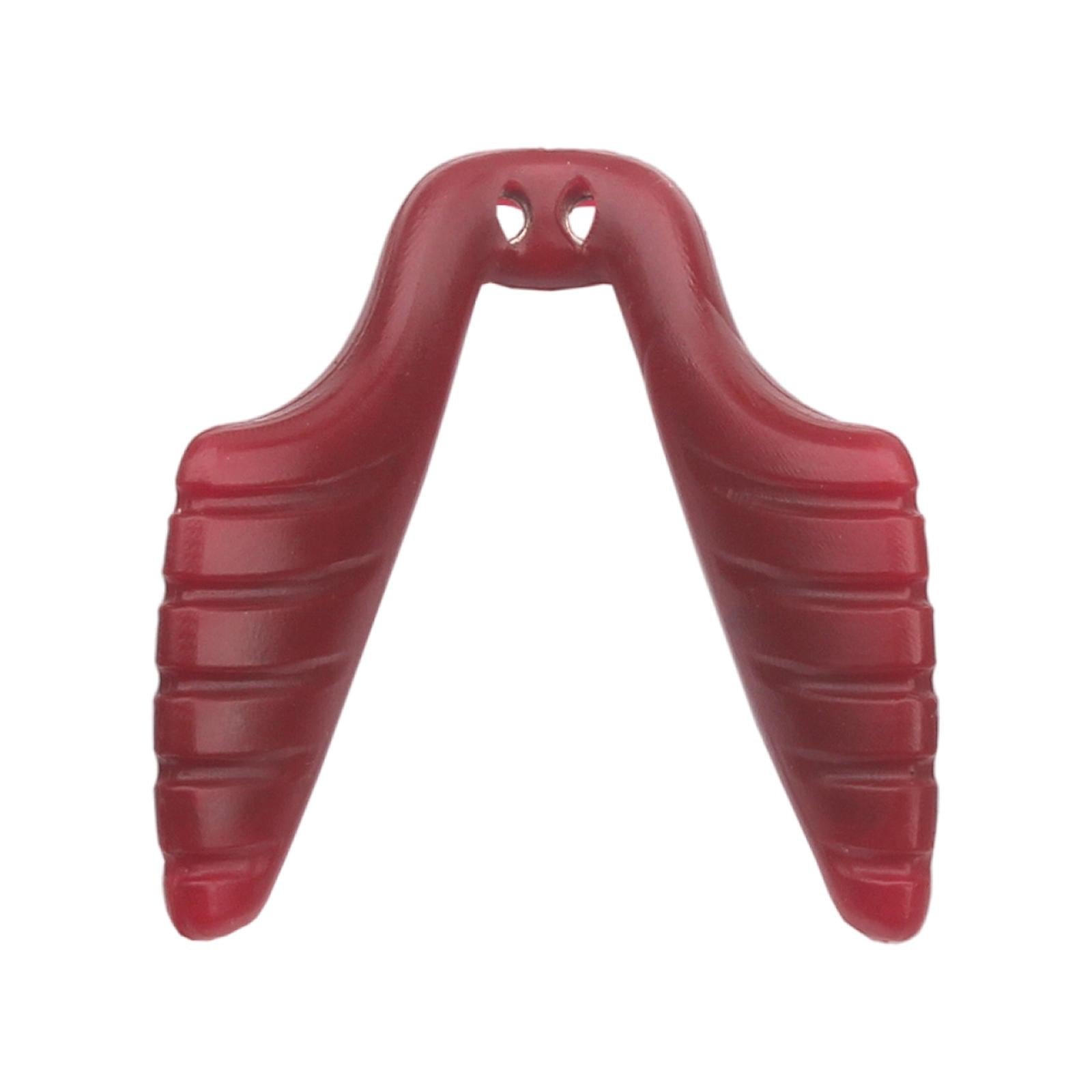 Glasses Nose Pad Screw in Nose Pad Anti Slip U Shaped Soft for Eye Glasses Red