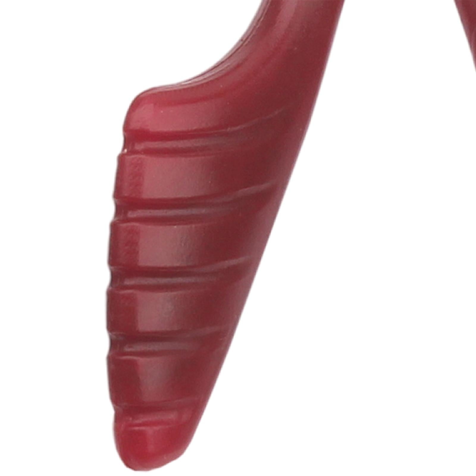 Glasses Nose Pad Screw in Nose Pad Anti Slip U Shaped Soft for Eye Glasses Red