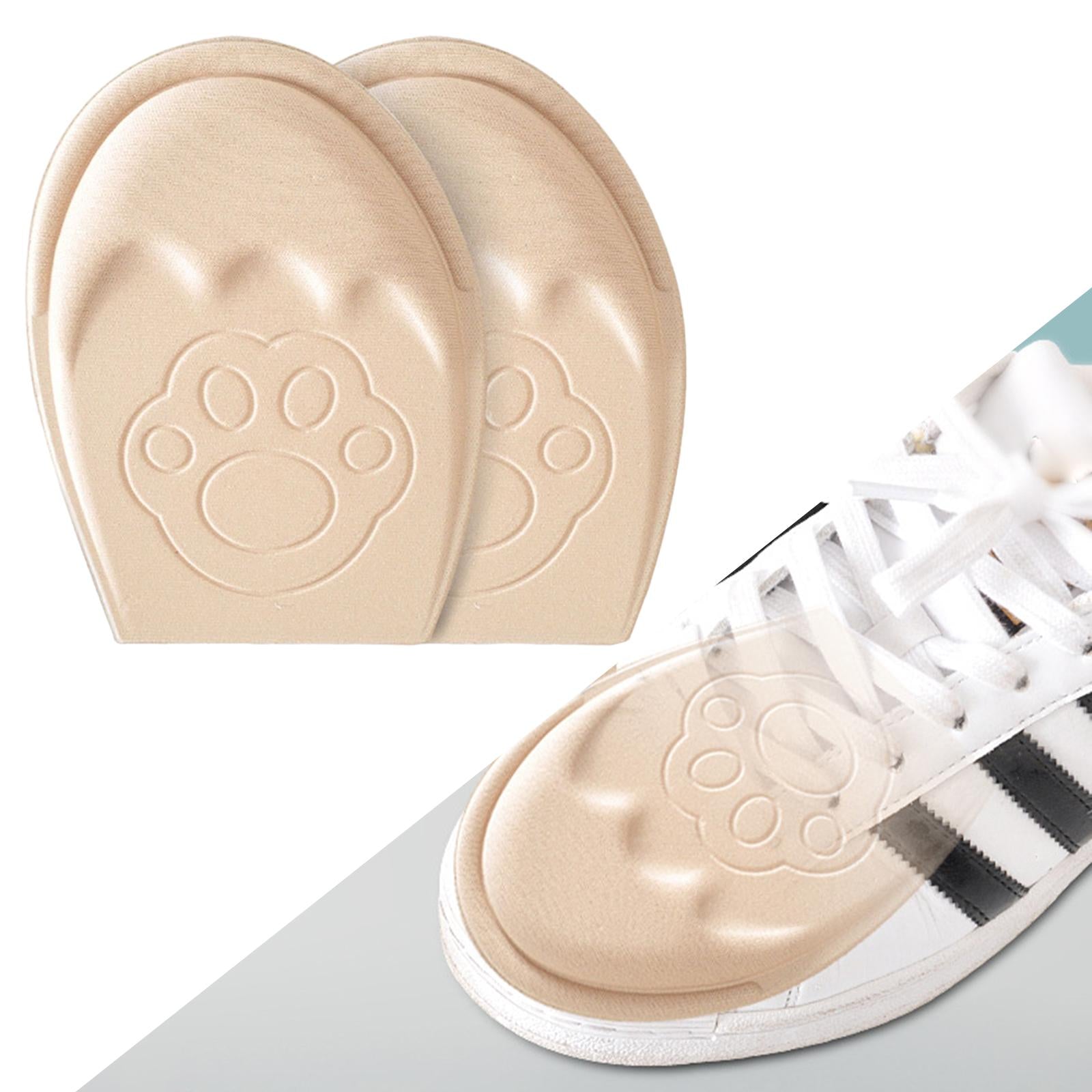Forefoot Cushion Pad Plantar Fasciitis for All Shoes Leather Shoes Sneakers Round Toe Beige