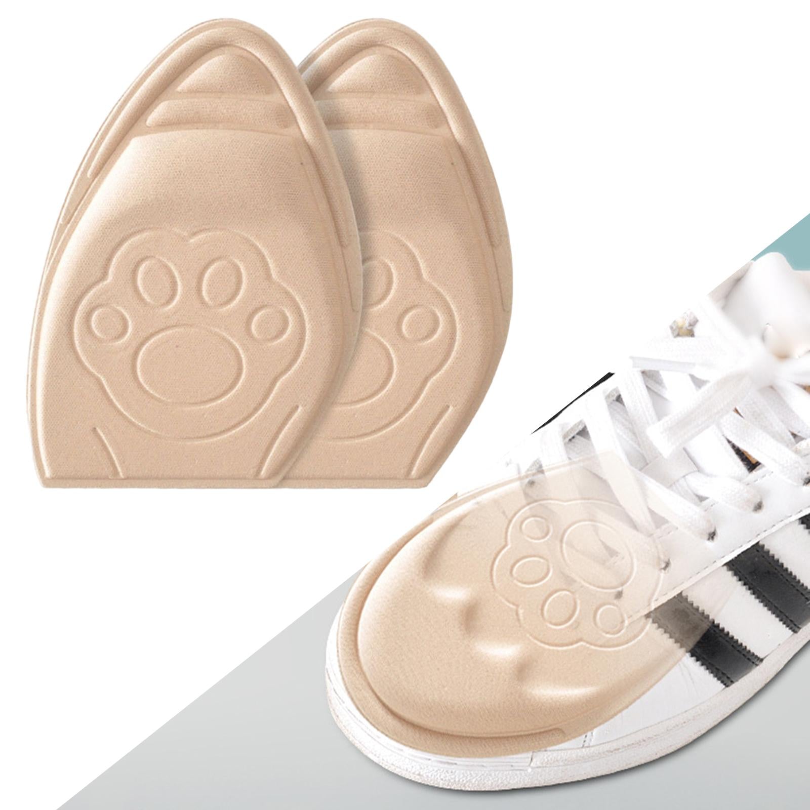 Forefoot Cushion Pad Plantar Fasciitis for All Shoes Leather Shoes Sneakers Pointed Beige
