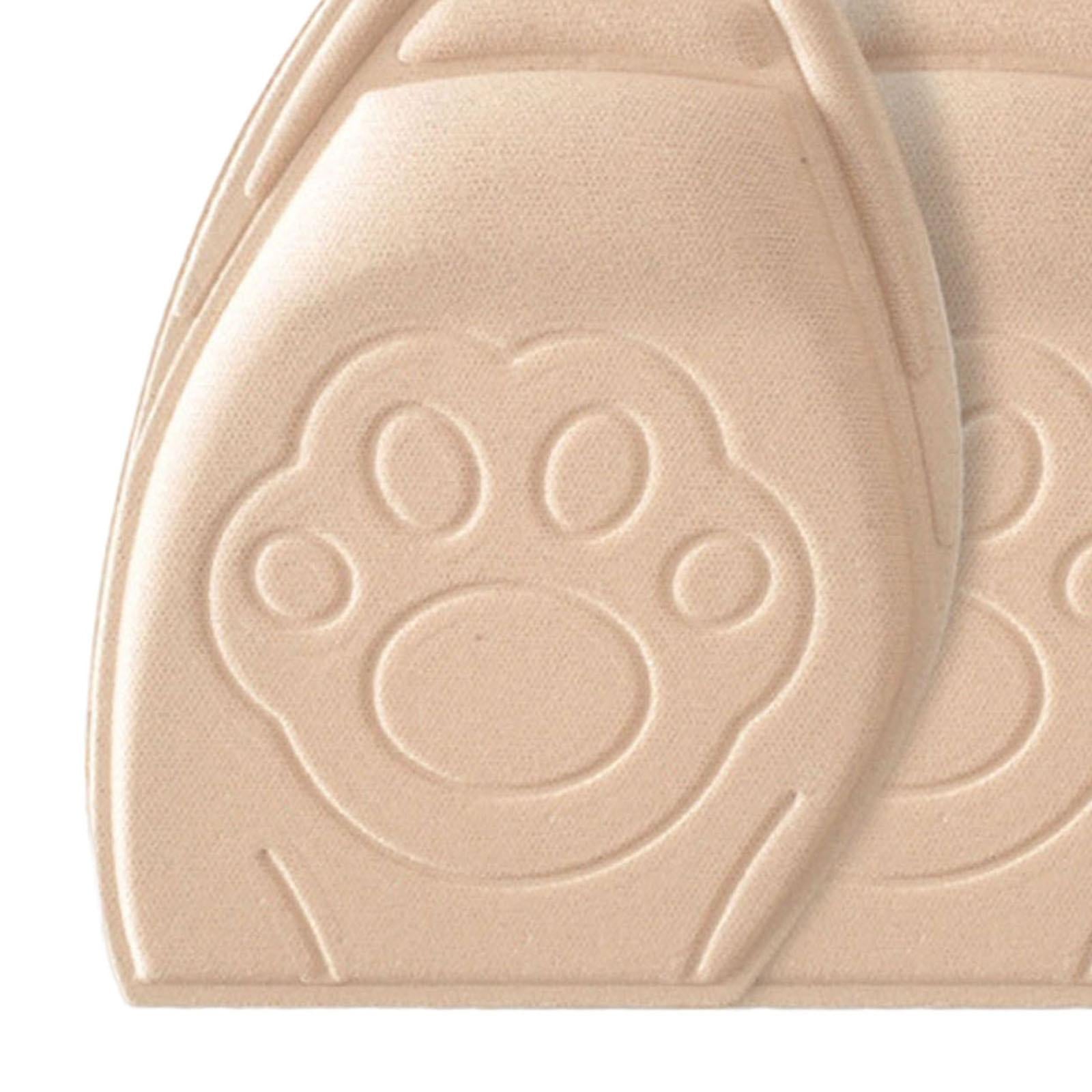 Forefoot Cushion Pad Plantar Fasciitis for All Shoes Leather Shoes Sneakers Pointed Beige