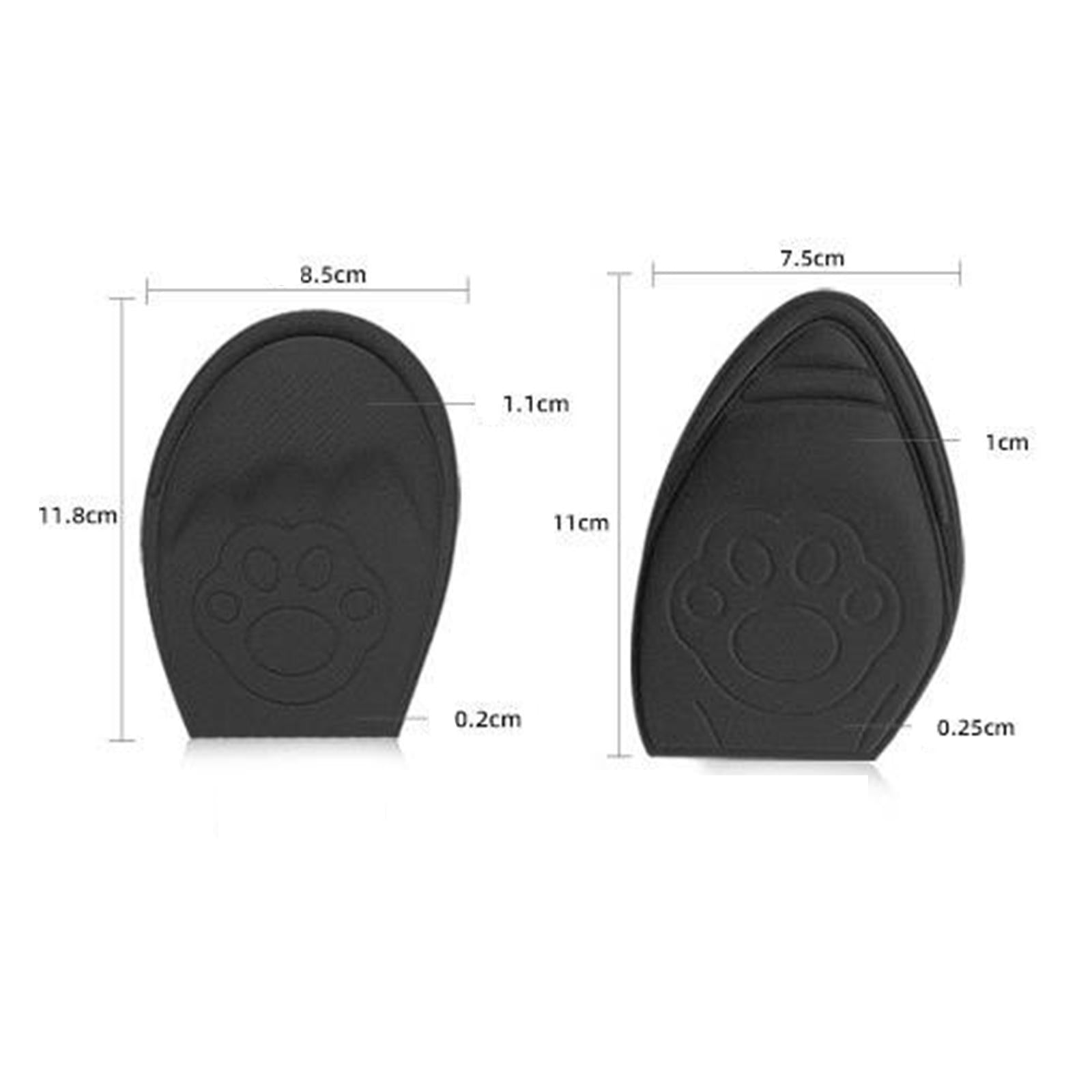 Forefoot Cushion Pad Plantar Fasciitis for All Shoes Leather Shoes Sneakers Pointed Beige