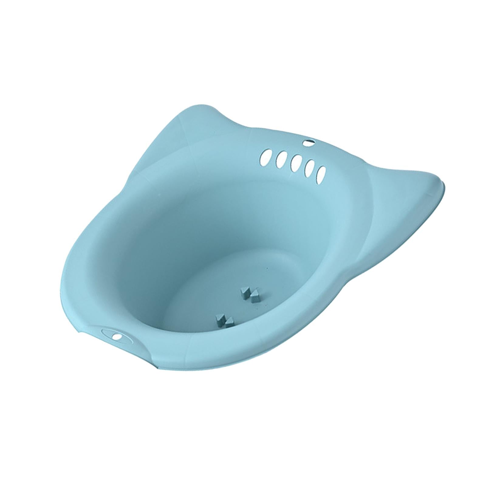 Sitz Bath Toilet Seat Universal Toilets for Patients Home Use Elderly Blue1