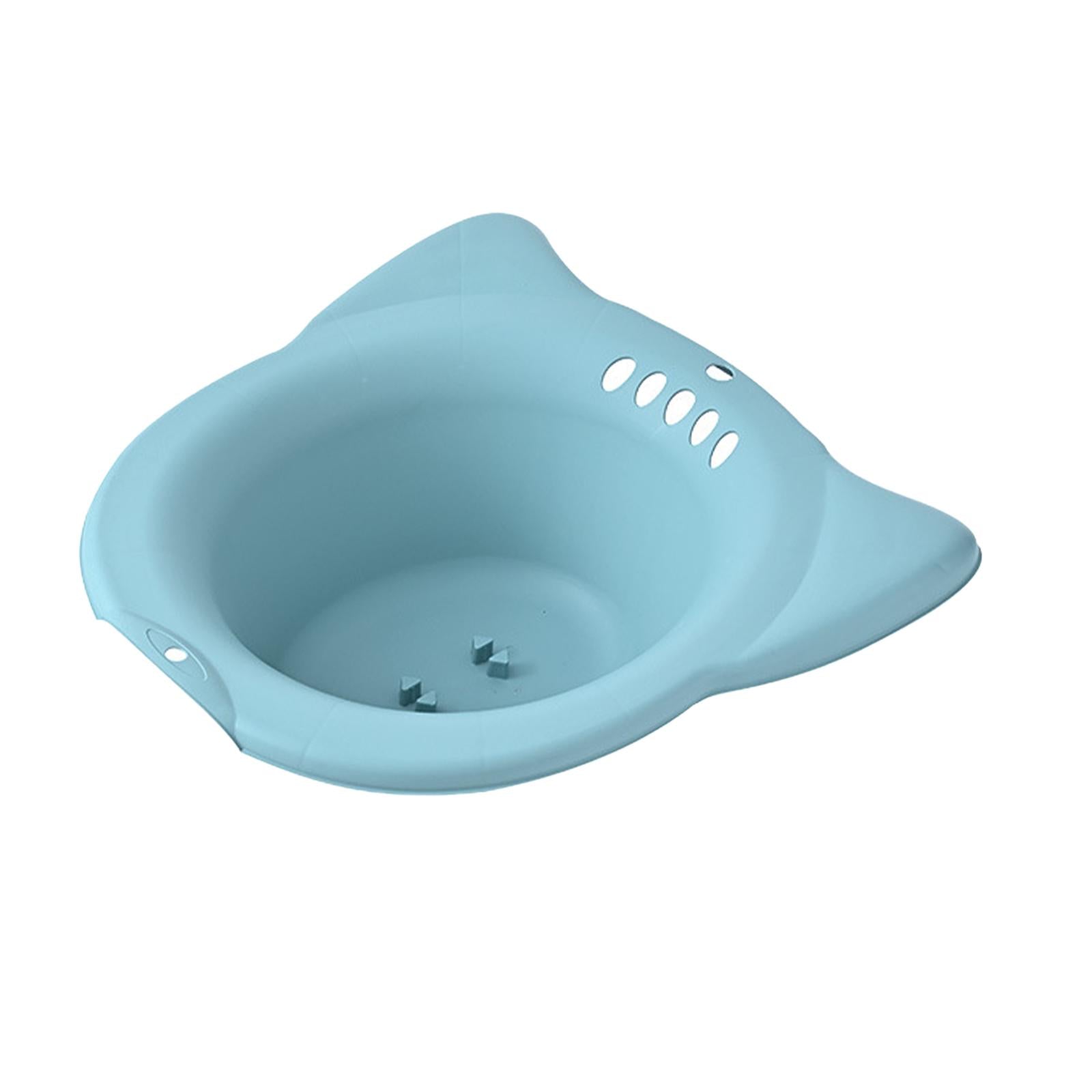 Sitz Bath Toilet Seat Universal Toilets for Patients Home Use Elderly Blue1