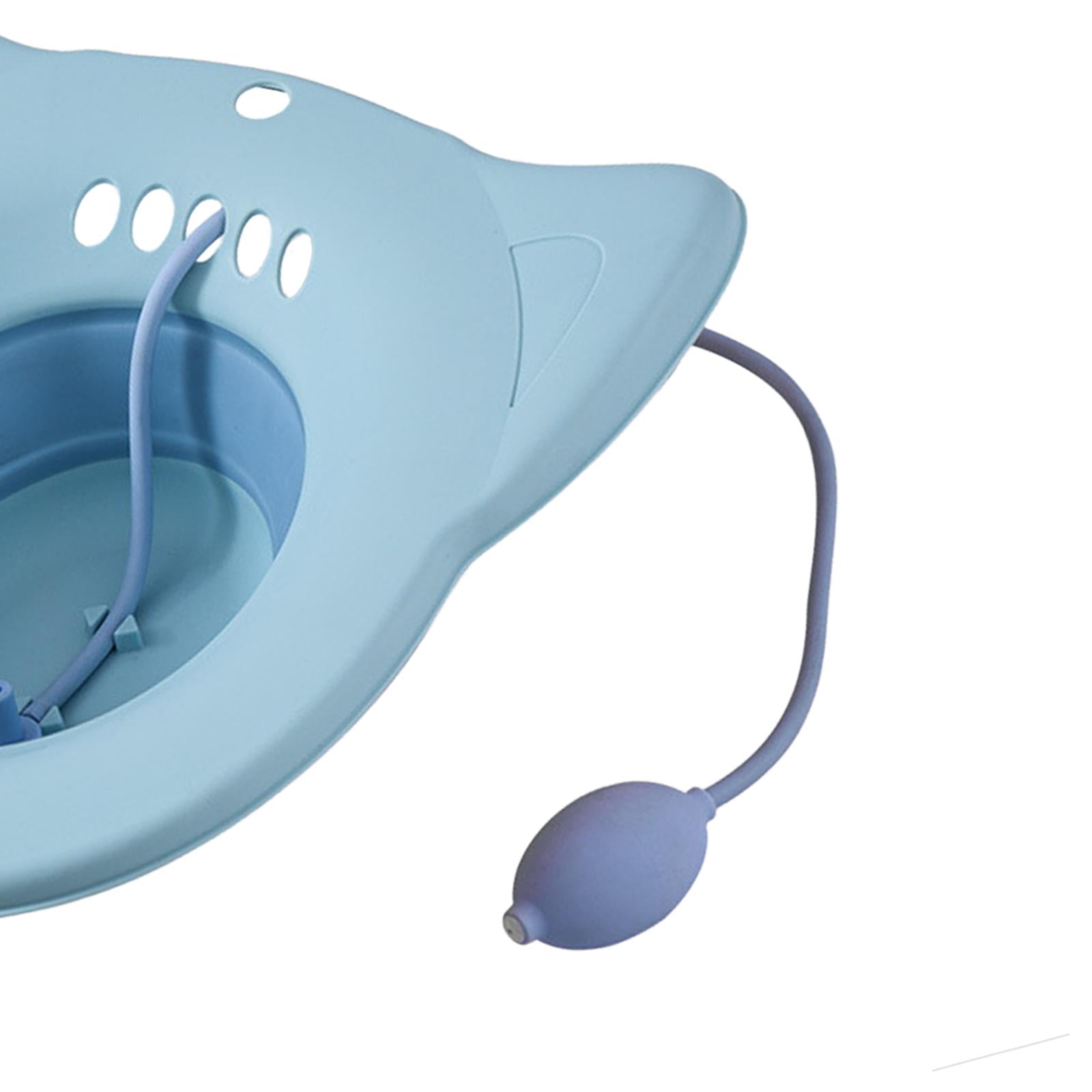 Sitz Bath Toilet Seat Universal Toilets for Patients Home Use Elderly Blue2