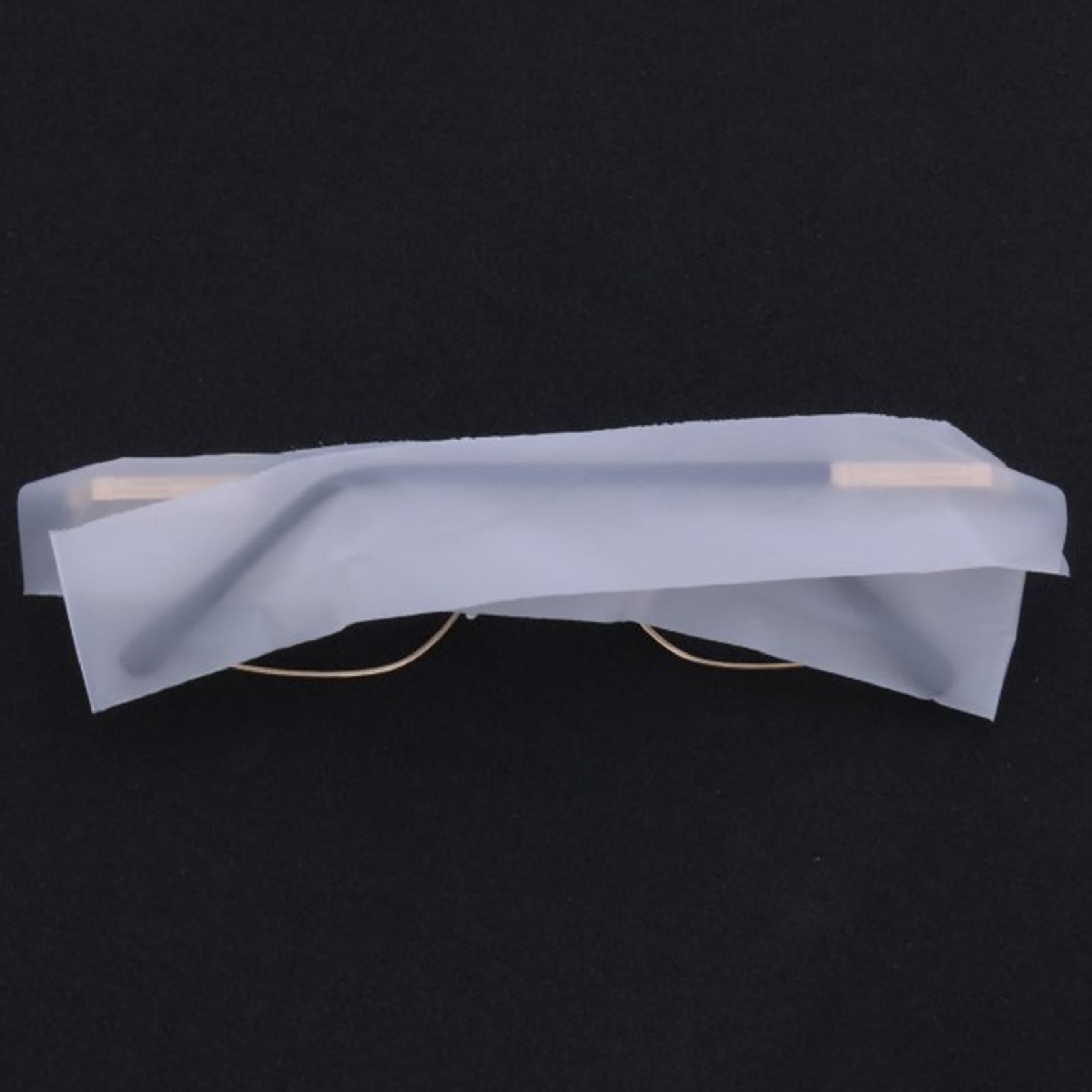 500x Frosting Eye Glass Leg Covers Made of Plastic for Salon SPA Easy to Use