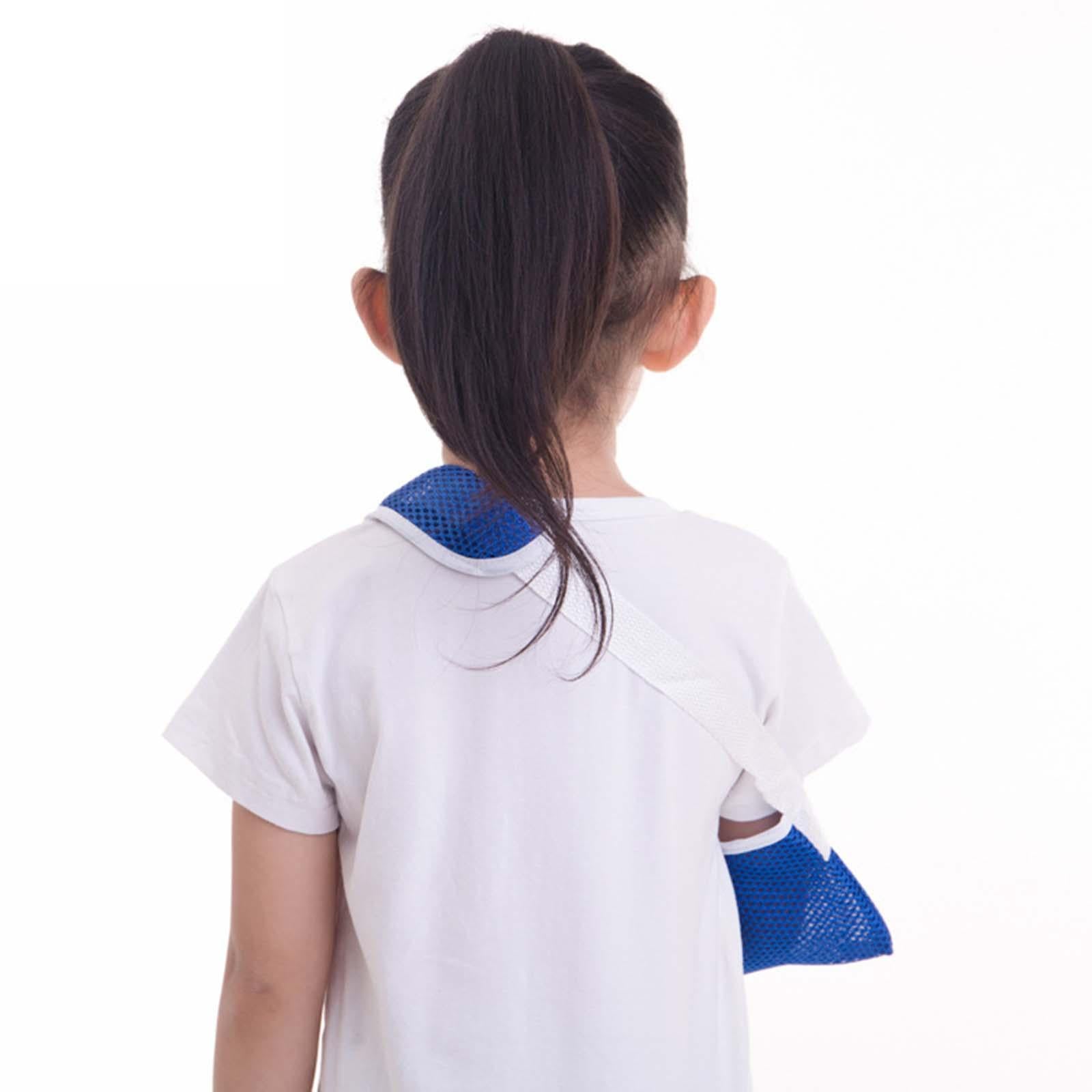 Arm Sling for Kids with Padded Shoulder Strap for Broken Arm Dislocated L 29x10cm