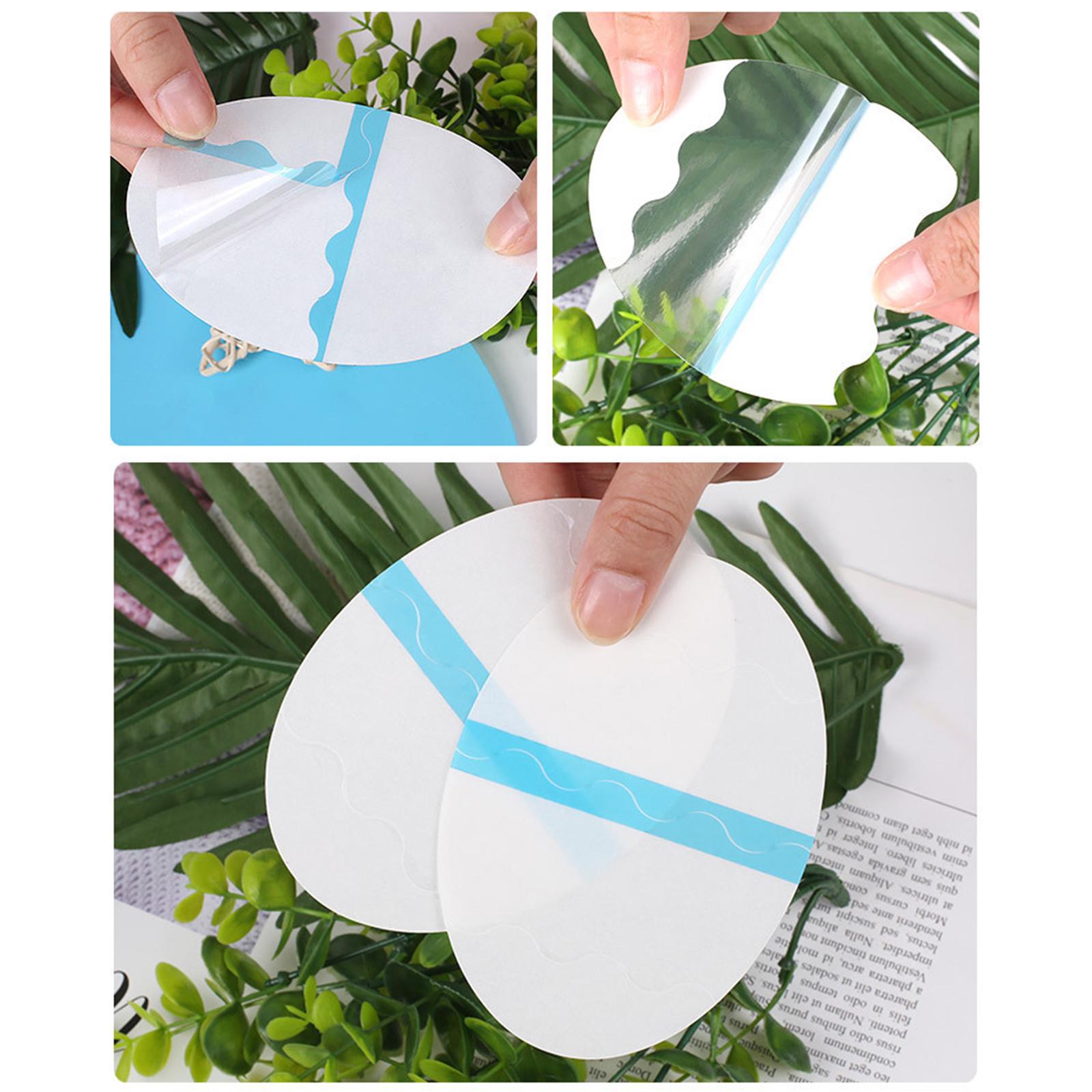 Set of 10 Transparent Anti Chafing Thigh Tapes Sweat Absorbent Self Adhesive