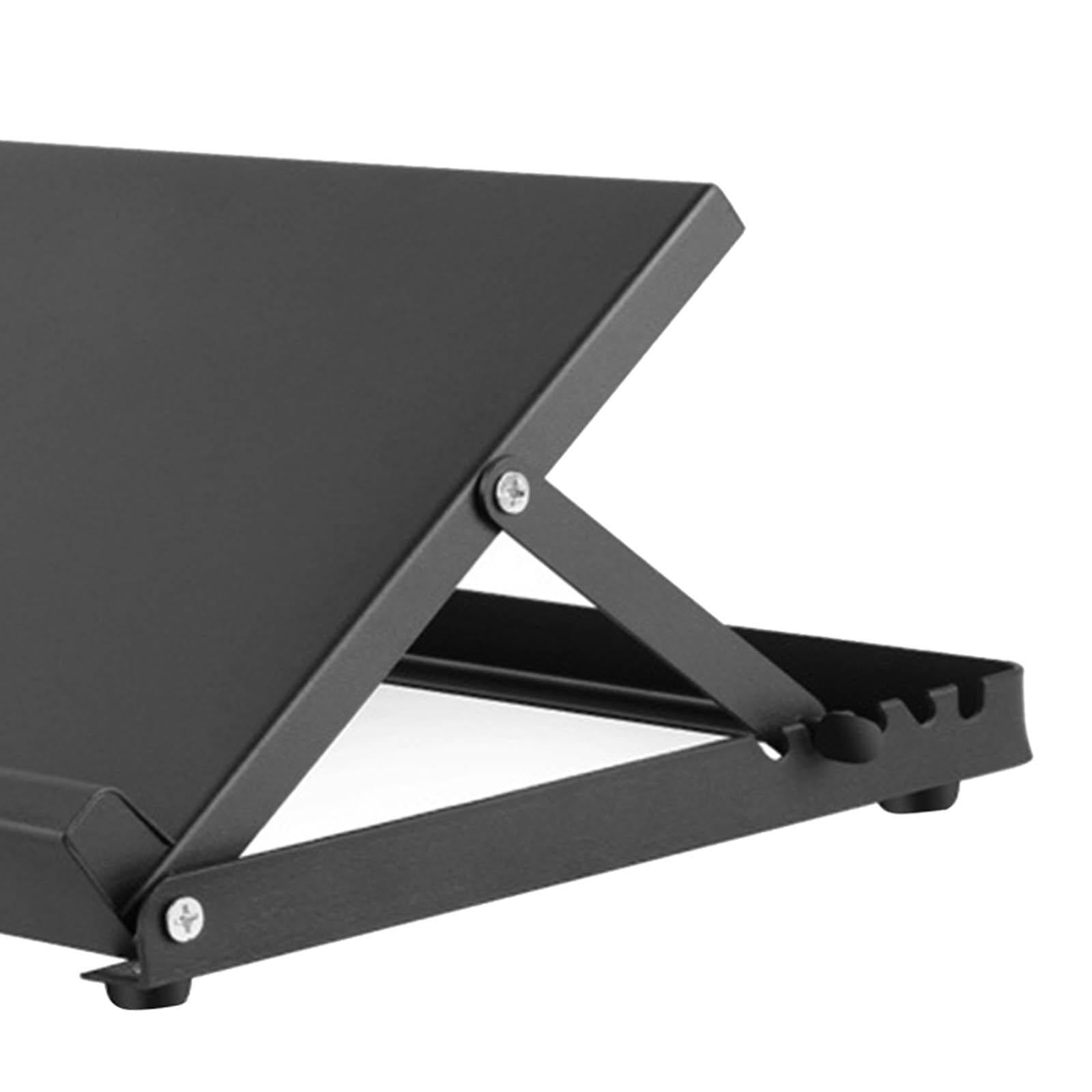 Slant Board Calf Stretcher Ankle Foot Incline Board Black Without Pads