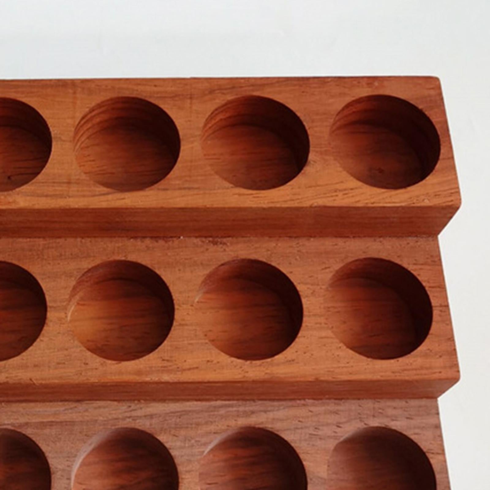 Essential Oils Storage Rack 3 Tiers Wooden for Aromatherapy Bottles Cosmetic