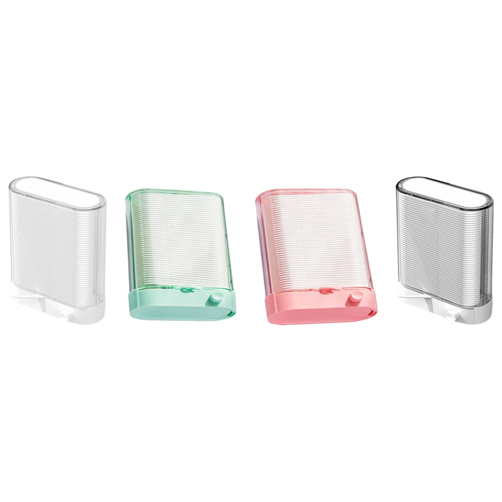 Automatic Floss Storage Box Portable Dispenser for Oral Care Bathroom White