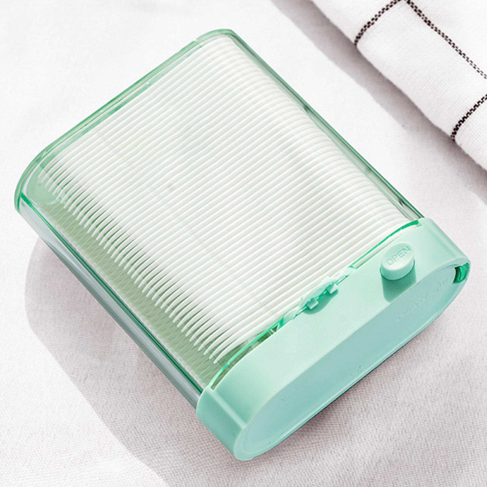 Automatic Floss Storage Box Portable Dispenser for Oral Care Bathroom Green