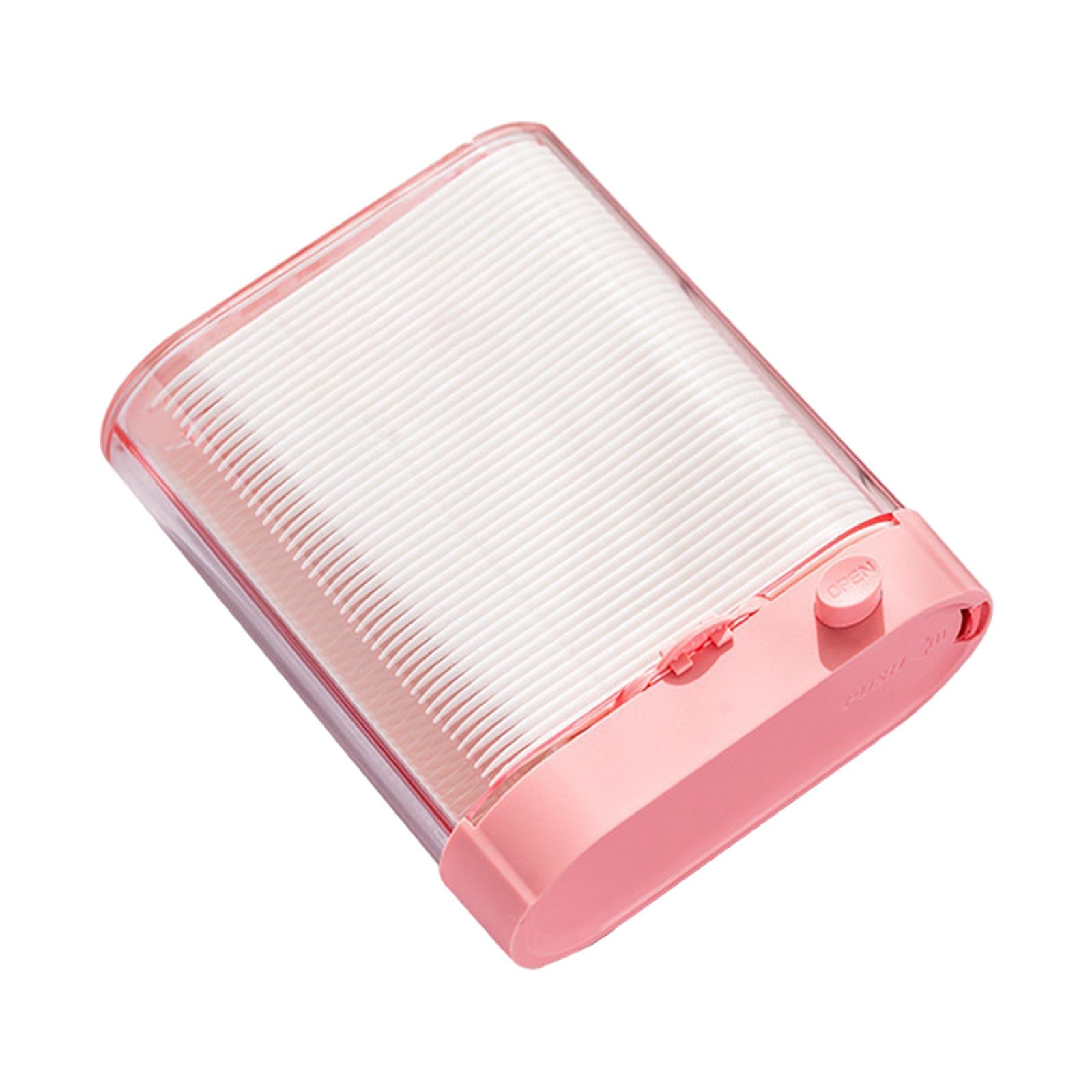 Automatic Floss Storage Box Portable Dispenser for Oral Care Bathroom Pink