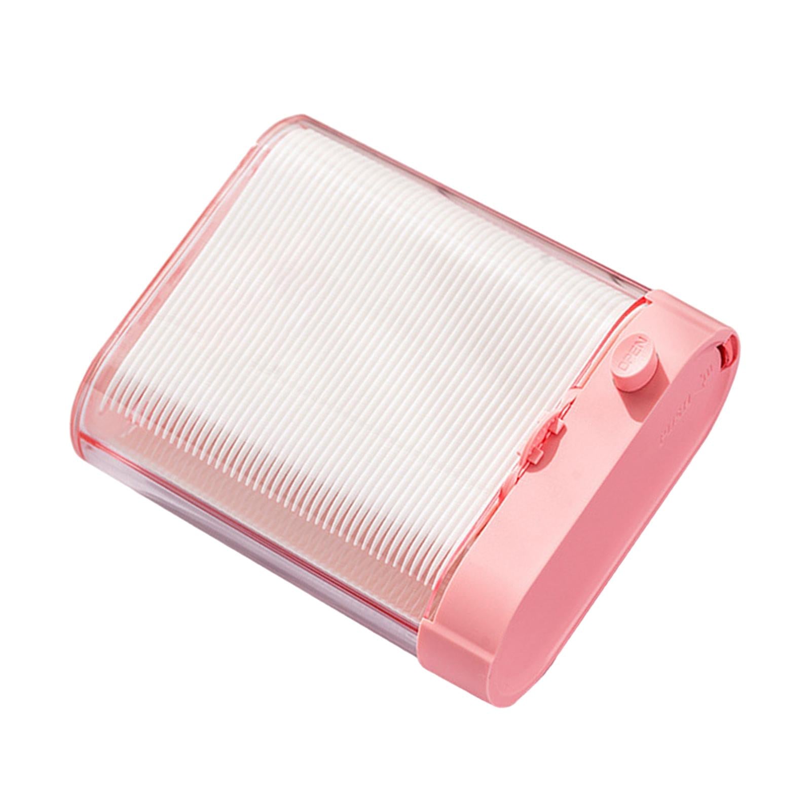 Automatic Floss Storage Box Portable Dispenser for Oral Care Bathroom Pink