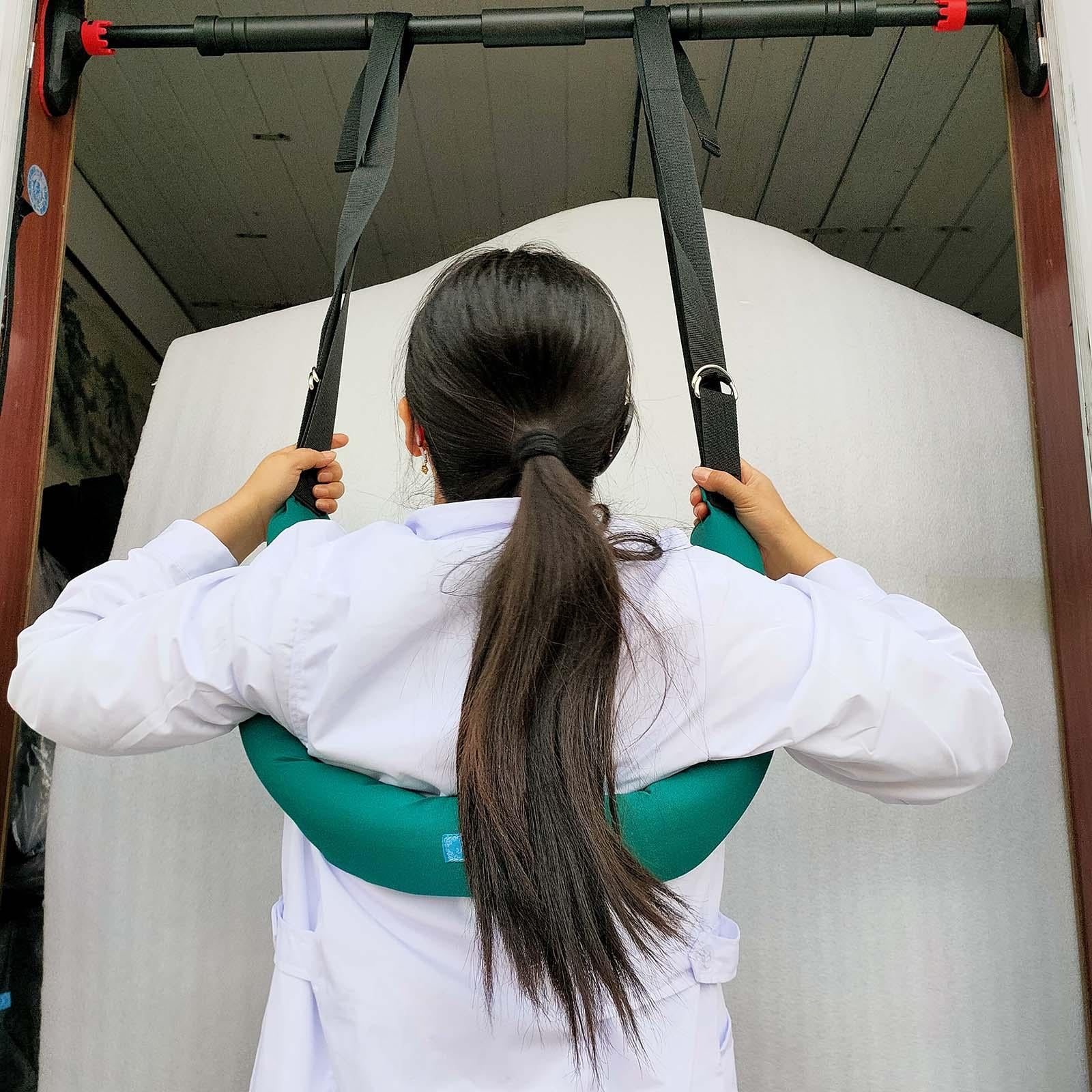 Back Stretcher Lumbar Traction Device Back Traction for Herniated Disc Style C