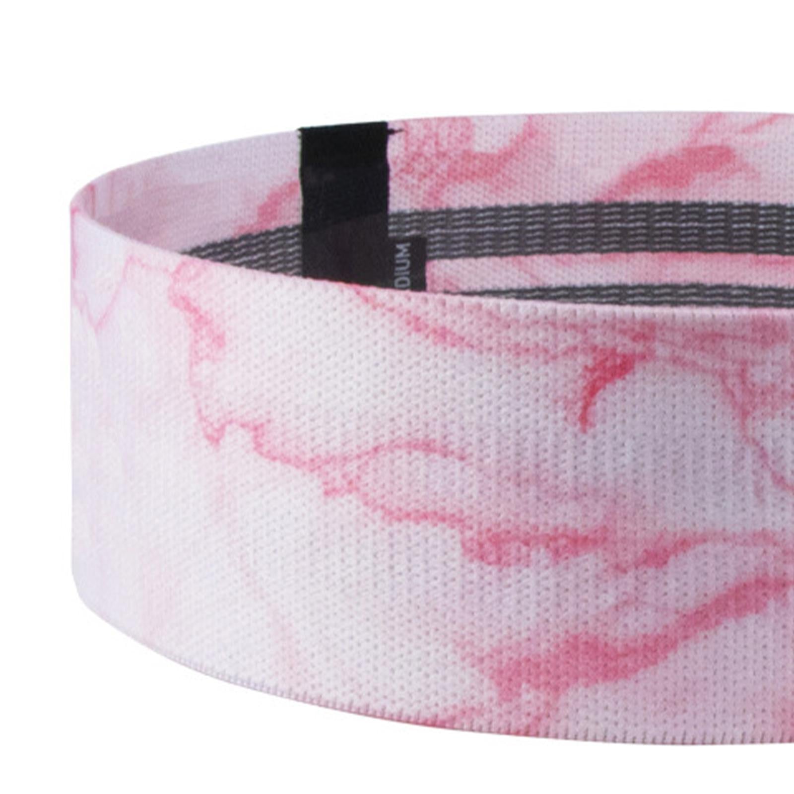 Resistance Bands Elastic Strength Bands for Legs and Butt Pilates Yoga M Pink