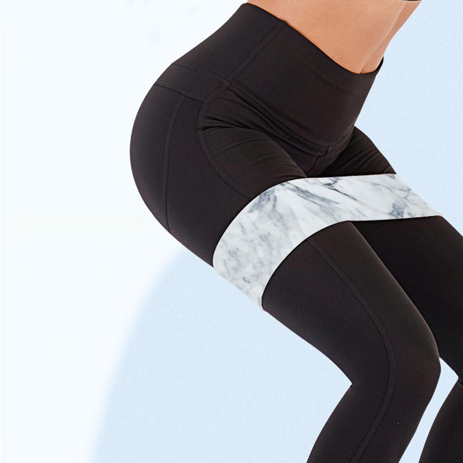 Resistance Bands Elastic Strength Bands for Legs and Butt Pilates Yoga M Pink