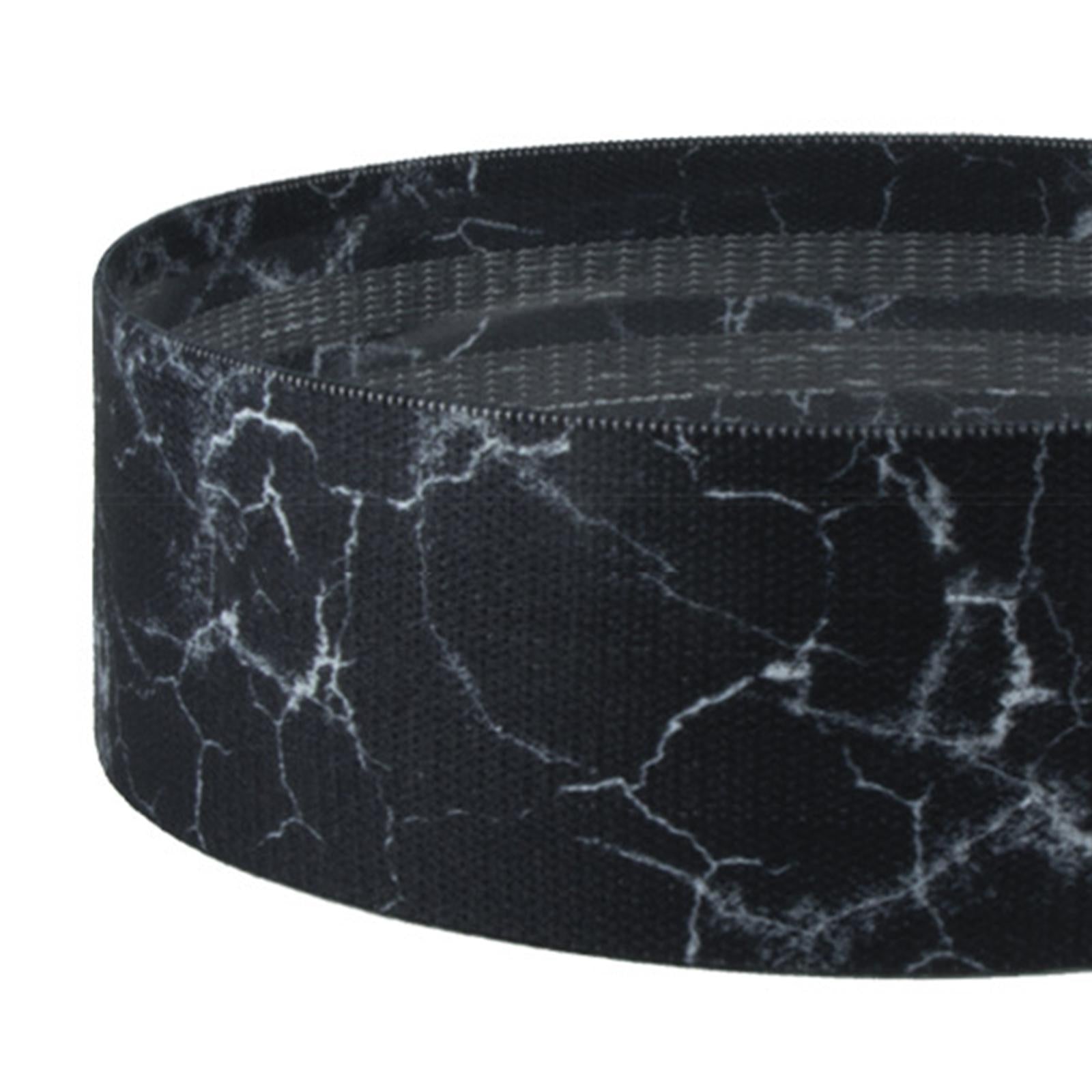 Resistance Bands Elastic Strength Bands for Legs and Butt Pilates Yoga L Black