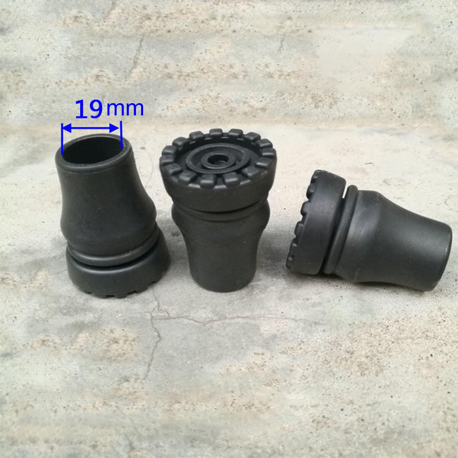 4x Walking Stick Tips Enhanced Stability Cane Tips for Cane Trekking Pole