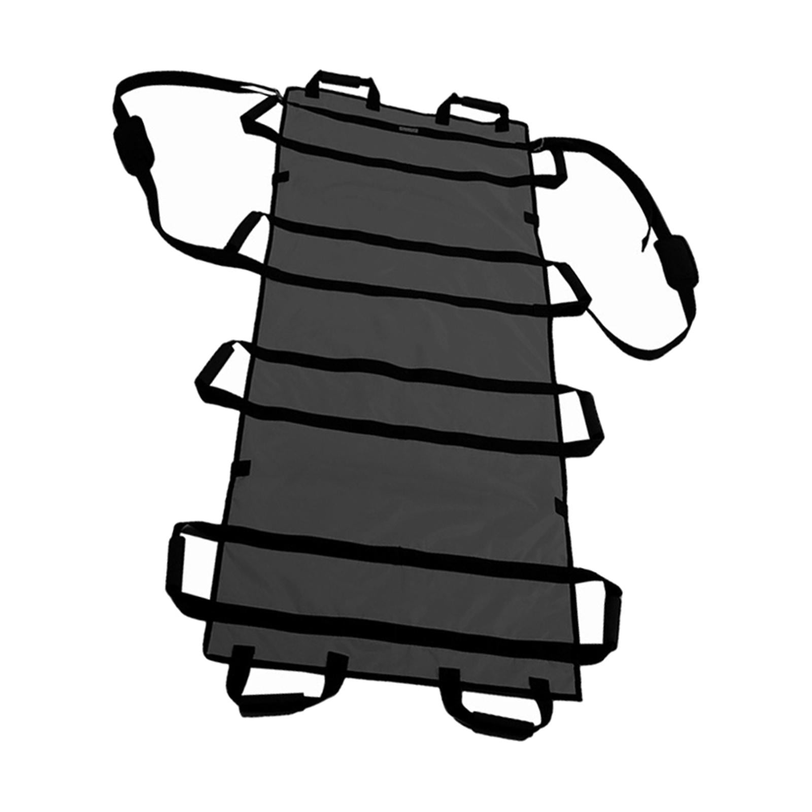 Household Soft Stretcher Elderly Aids Patient Mover Black shoulder strap