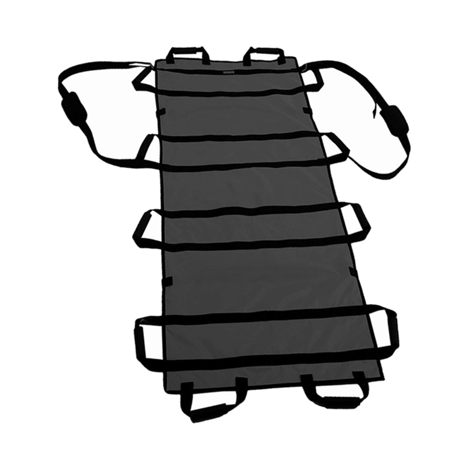 Household Soft Stretcher Elderly Aids Patient Mover Black shoulder strap