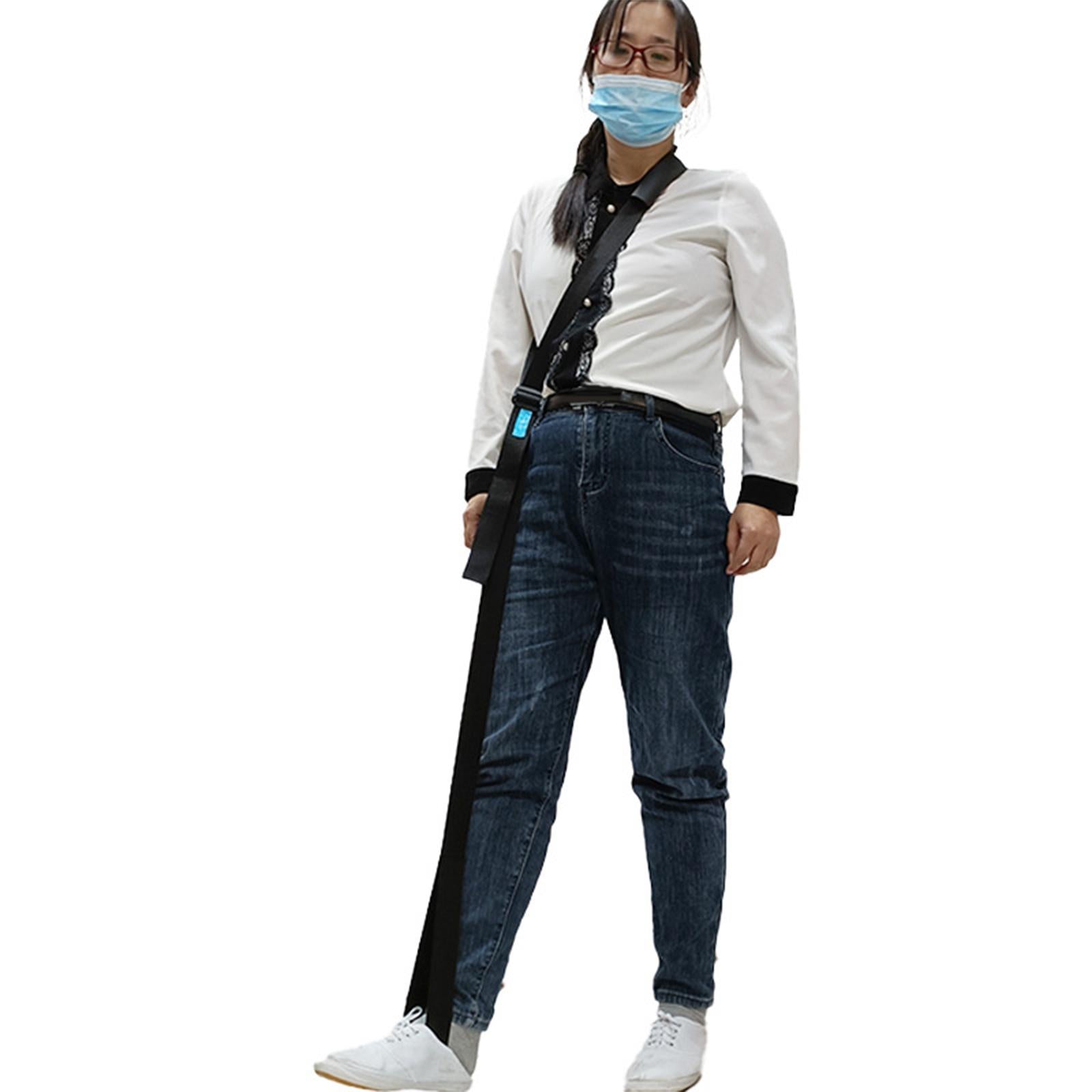 Long Leg Lifter Strap Foot Support Rope Webbing for Paralysis Adult Car Bed 280x5cm Adjustable