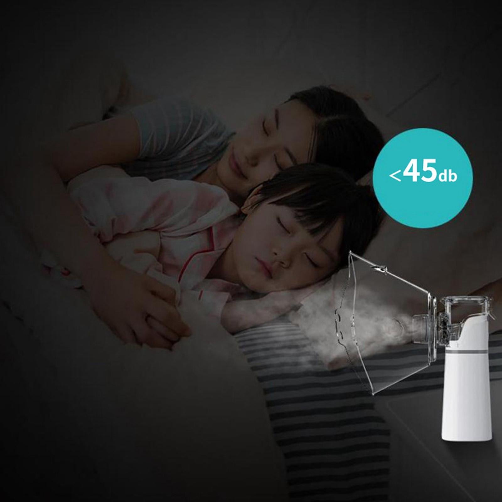 Mini Portable Handheld Nebulizer Strong Mist for Elderly Breathing Problems Green