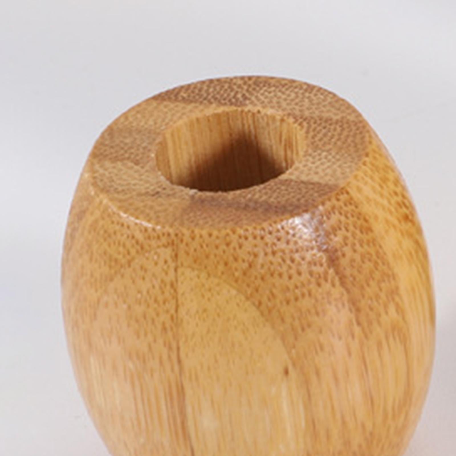 Bamboo Toothbrush Holder Office Pen Holder for Shower Farmhouse Countertop