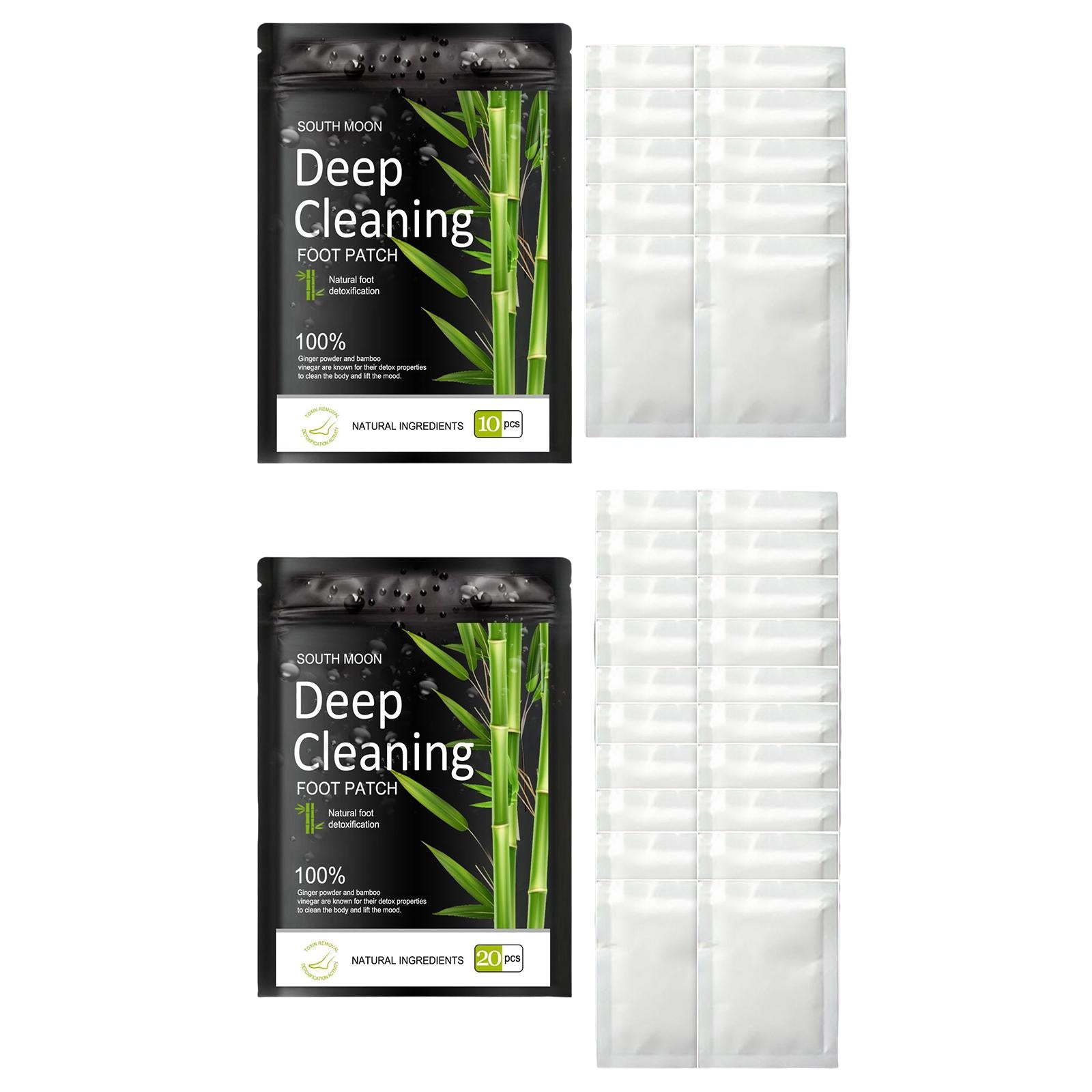 Cleansing Foot Pads Natural Herbal Reduce Foot Odor for Home 10 Pieces