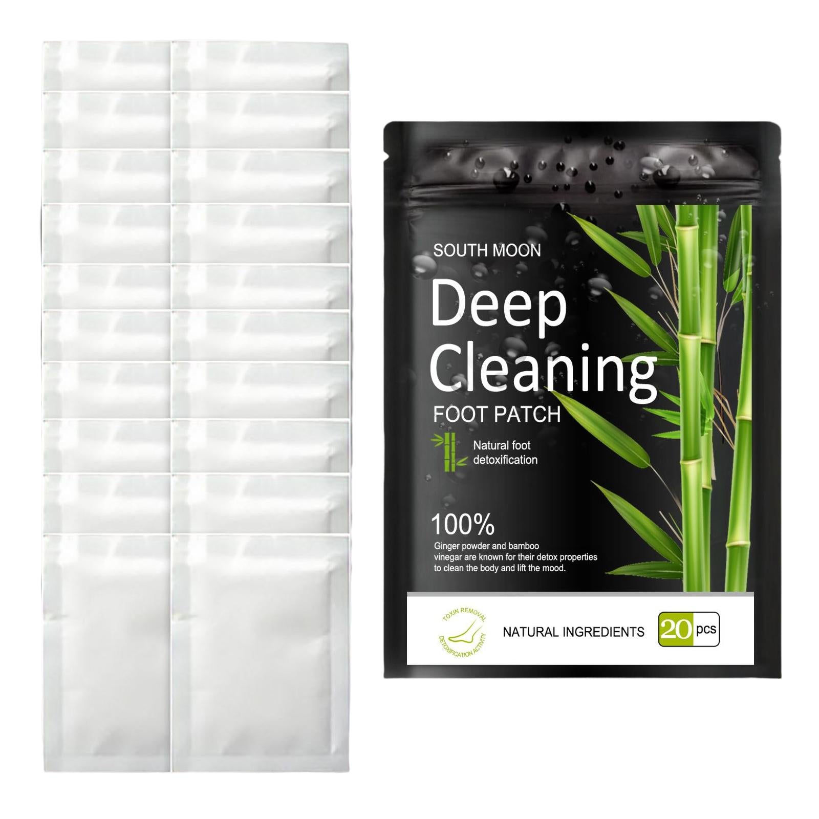Cleansing Foot Pads Natural Herbal Reduce Foot Odor for Home 20 Pieces