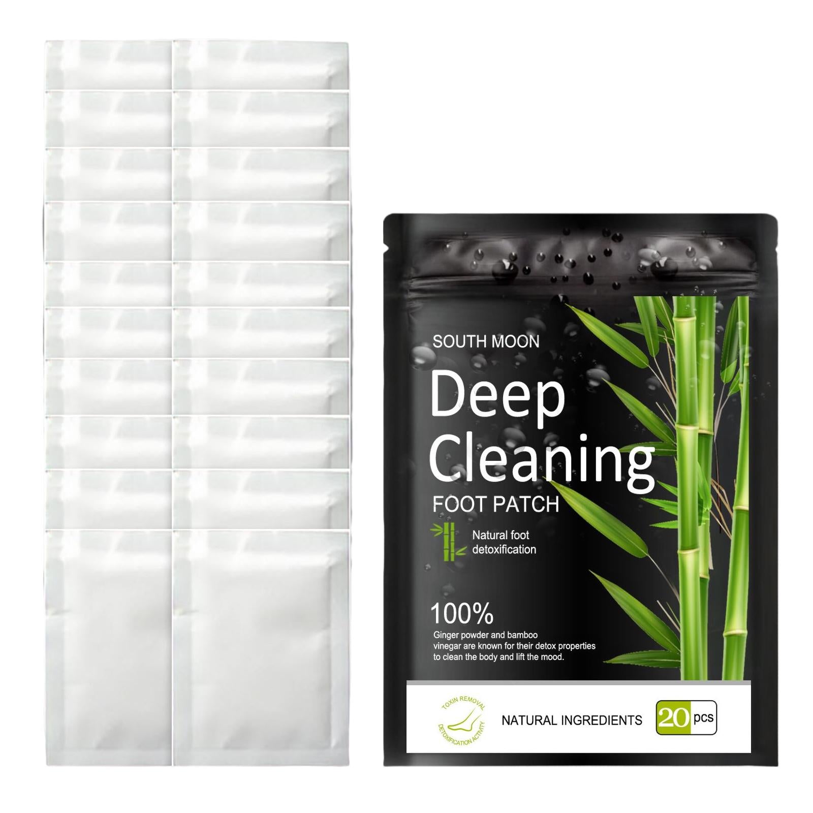 Cleansing Foot Pads Natural Herbal Reduce Foot Odor for Home 20 Pieces