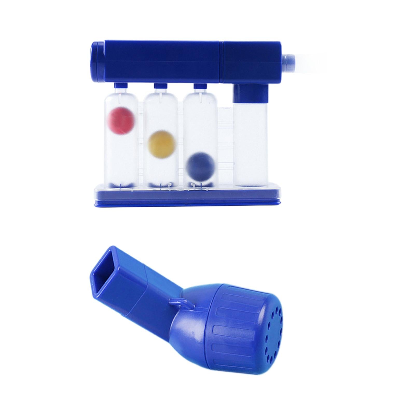 Deep Breathing Lung Exerciser Lung Recovery Breathtrainer Washable Hygienic 3 Ball Device